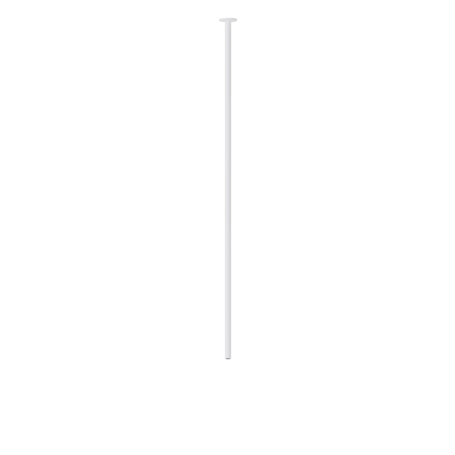 Bocca di erogazione a soffitto per lavabo con attacco da 1/2” - finitura Bianco opaco
