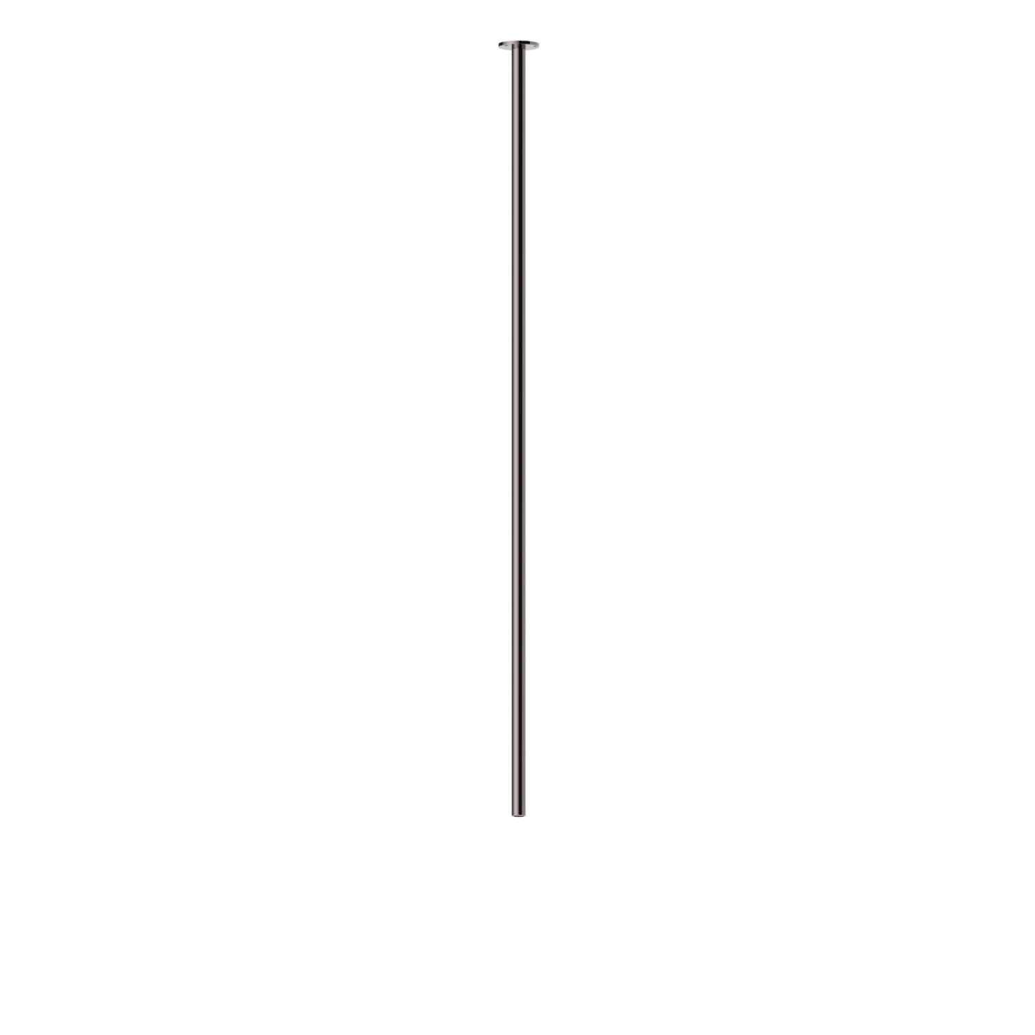 Plafonnier pour alimentation lavabo avec connexion 1/2” - finition PVD Gun Metal