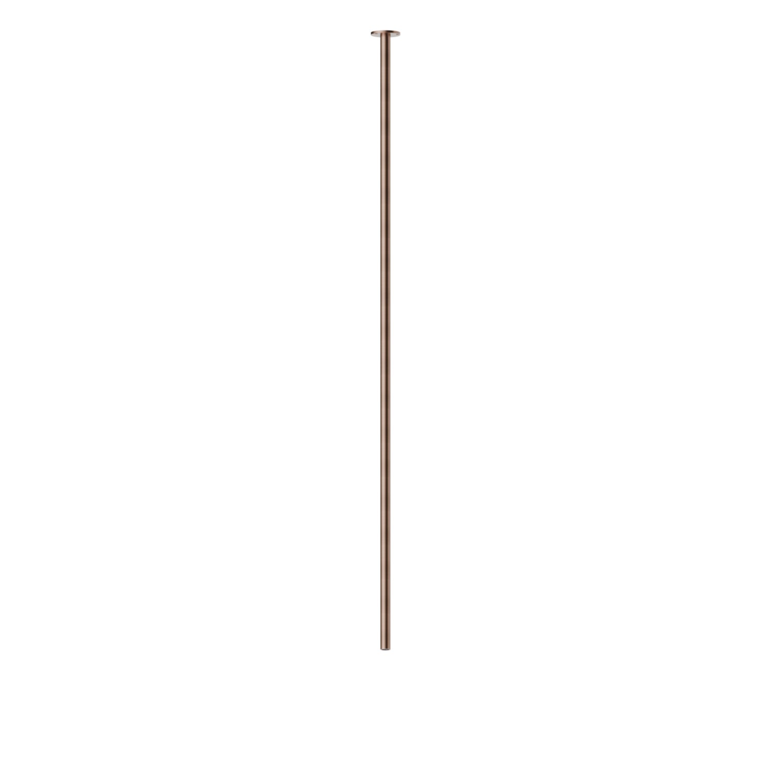 Bocca di erogazione a soffitto per lavabo con attacco da 1/2”, da abbinare a comando elettronico remoto - finitura PVD Brushed Copper Bronze