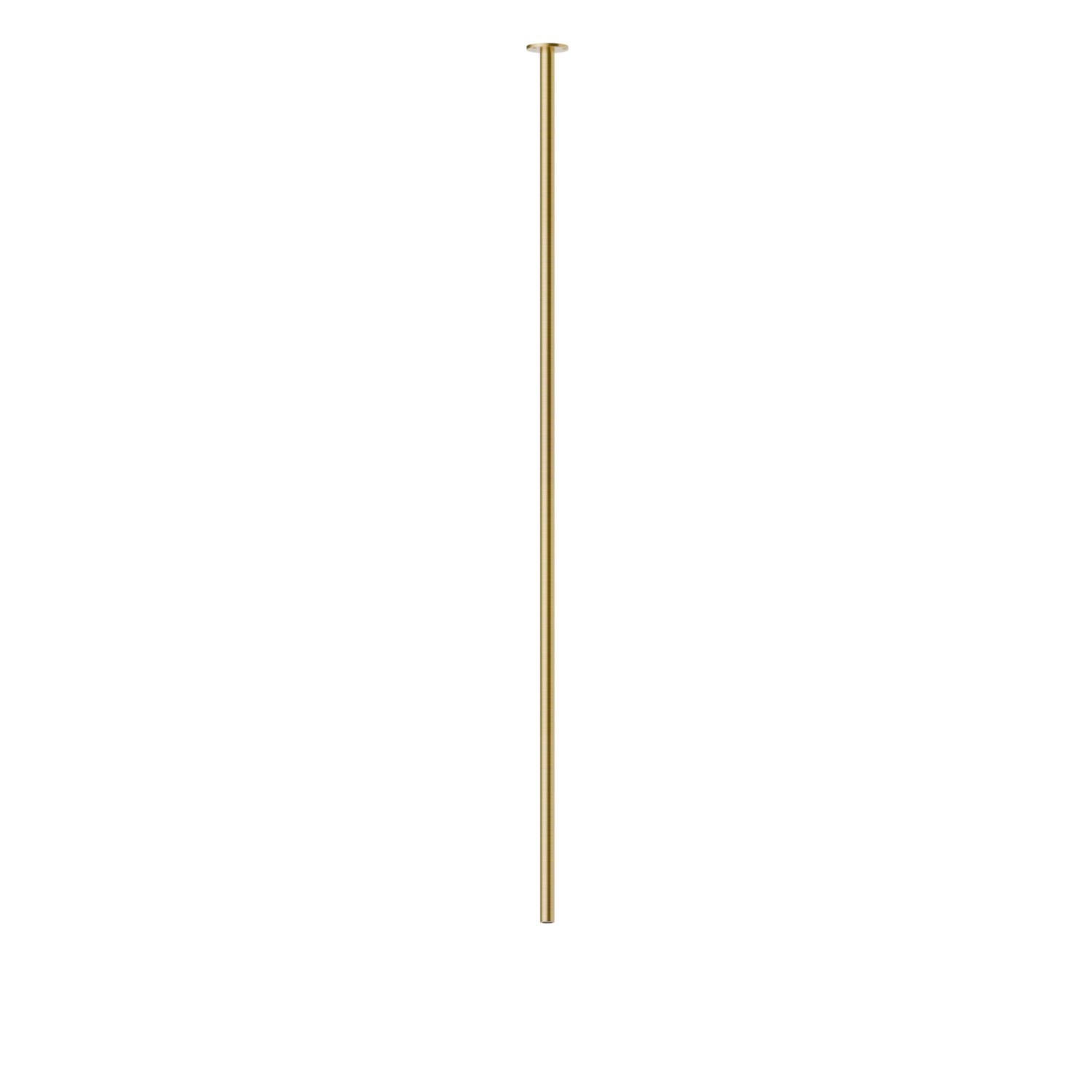 Bocca di erogazione a soffitto per lavabo con attacco da 1/2”, da abbinare a comando elettronico remoto - finitura PVD Brushed Gold