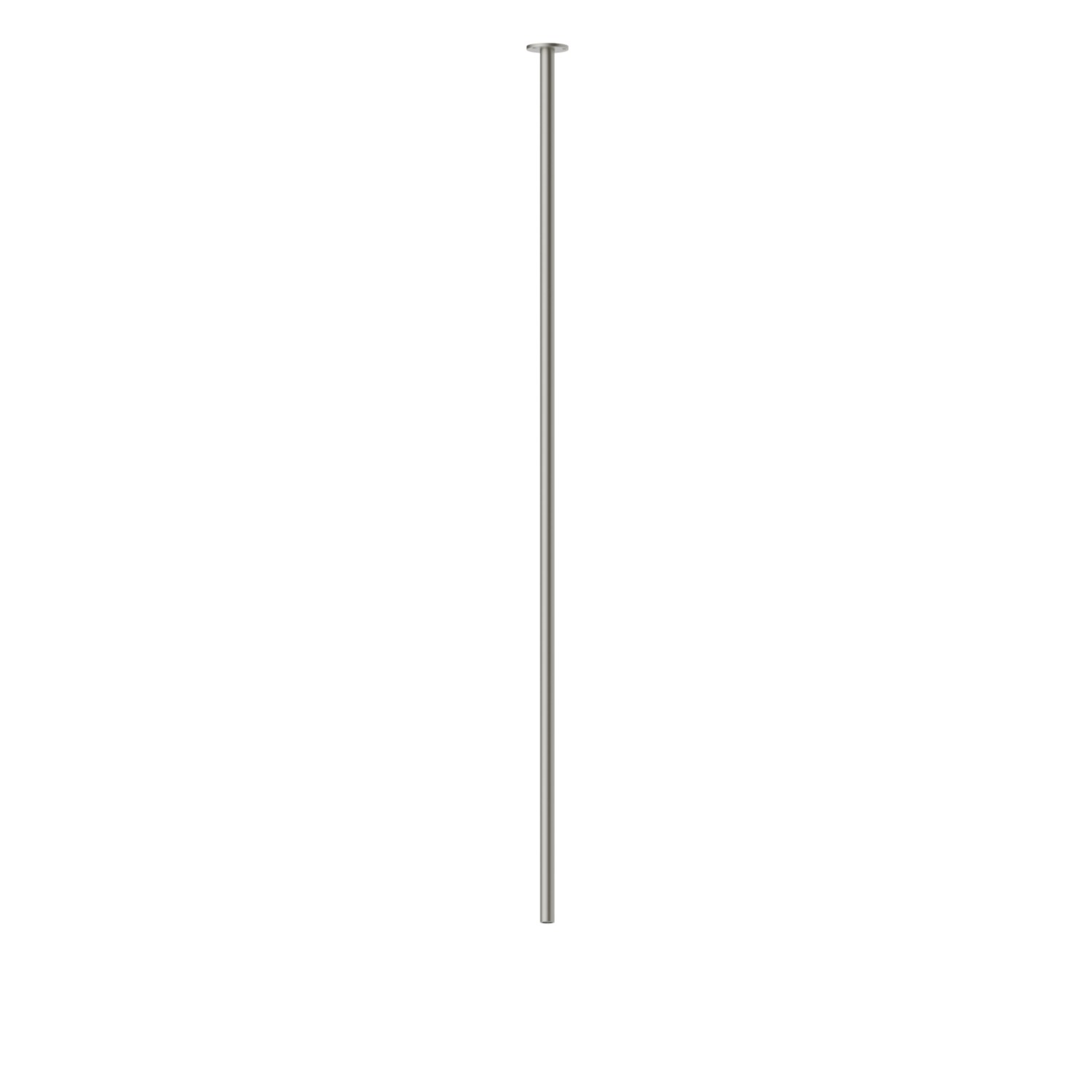 Bocca di erogazione a soffitto per lavabo con attacco da 1/2”, da abbinare a comando elettronico remoto - finitura Titanium Satin