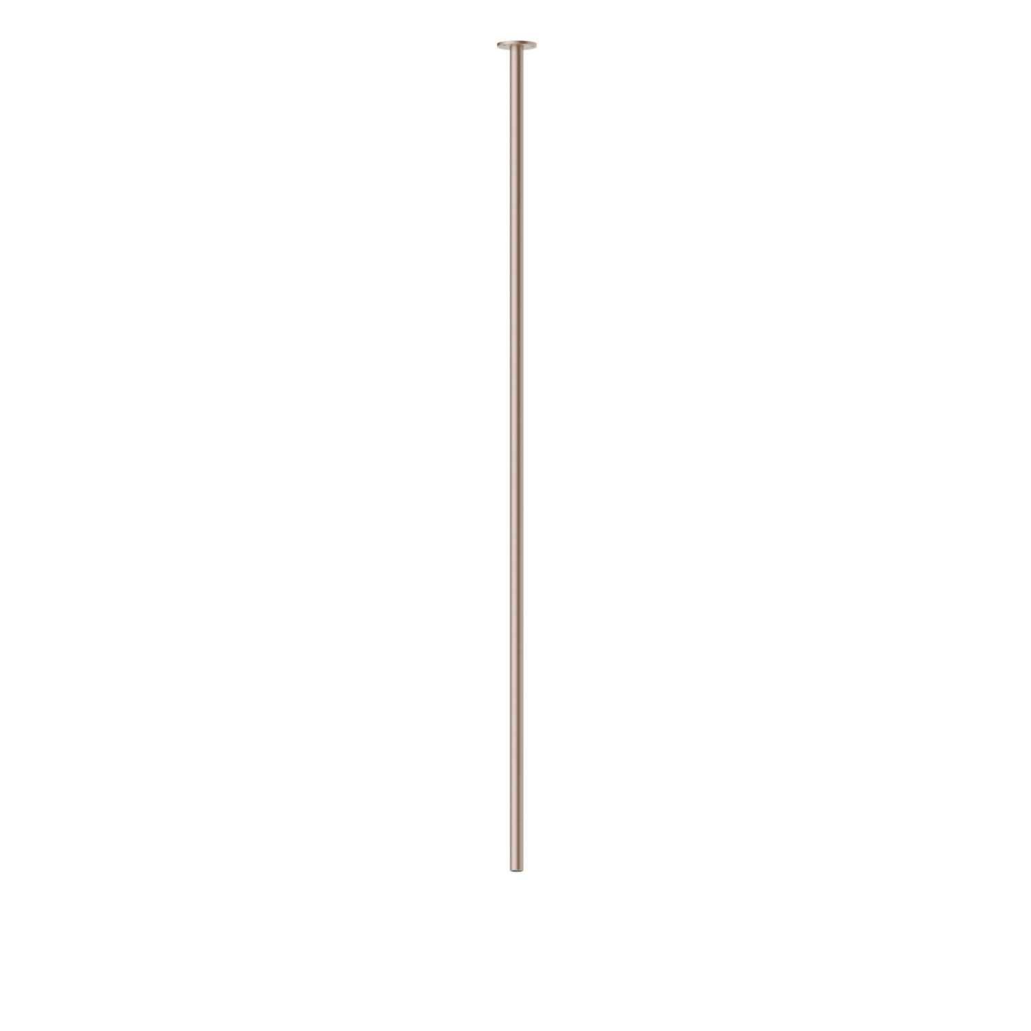 Bocca di erogazione a soffitto per lavabo con attacco da 1/2”, da abbinare a comando elettronico remoto - finitura Copper Satin
