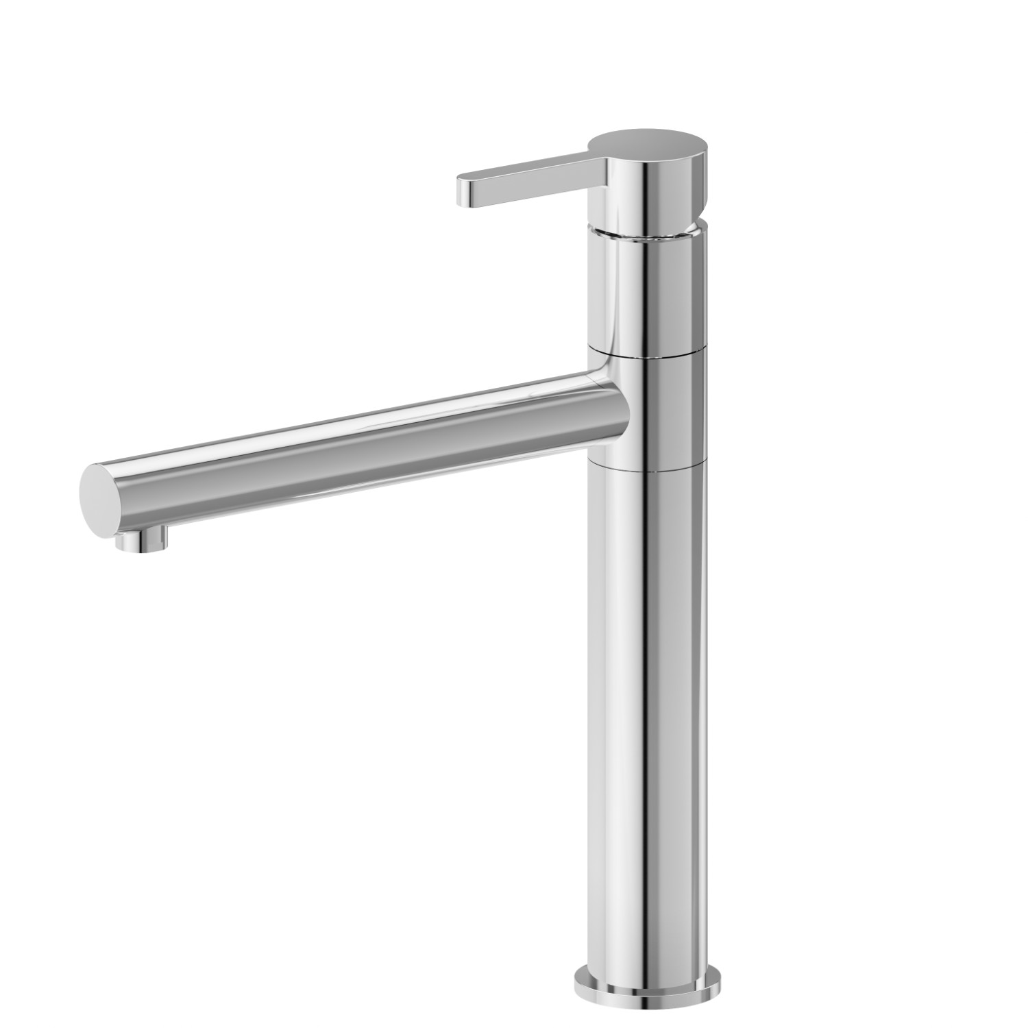 Miscelatore monocomando per lavello con bocca girevole - finitura Cromo