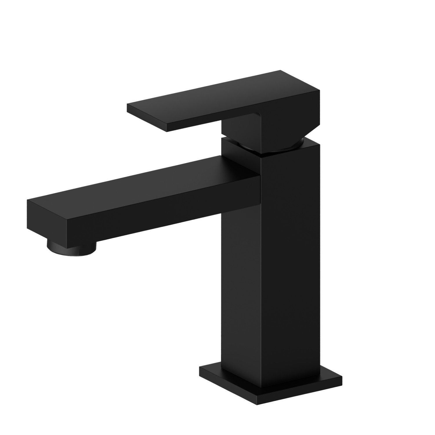 Single lever basin mixer - finish Matt Black