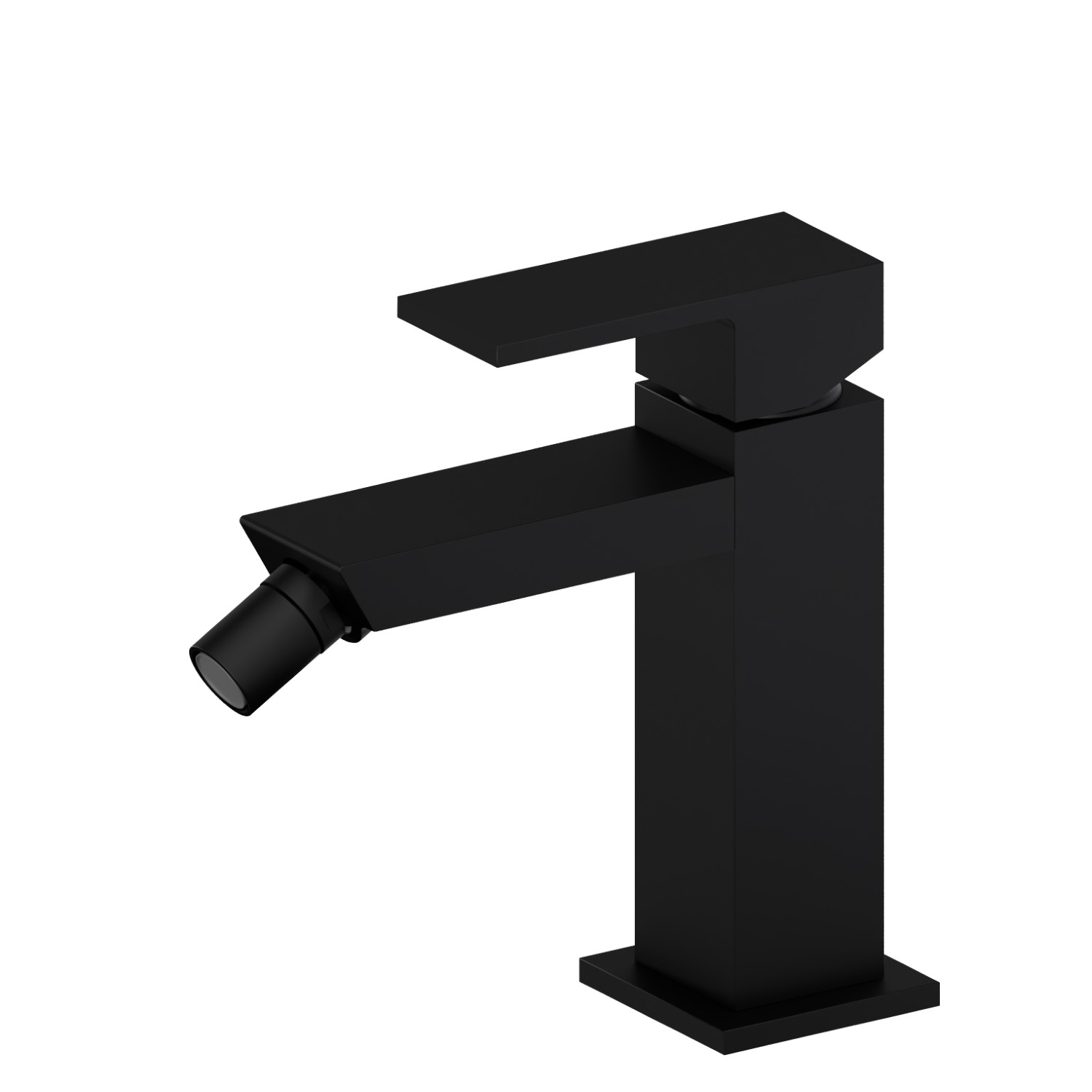 Single lever bidet mixer - finish Matt Black