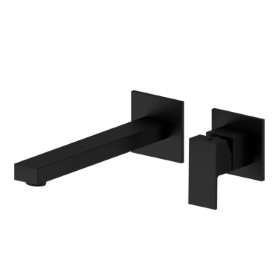 Single lever wall mixer group  - finish Matt Black