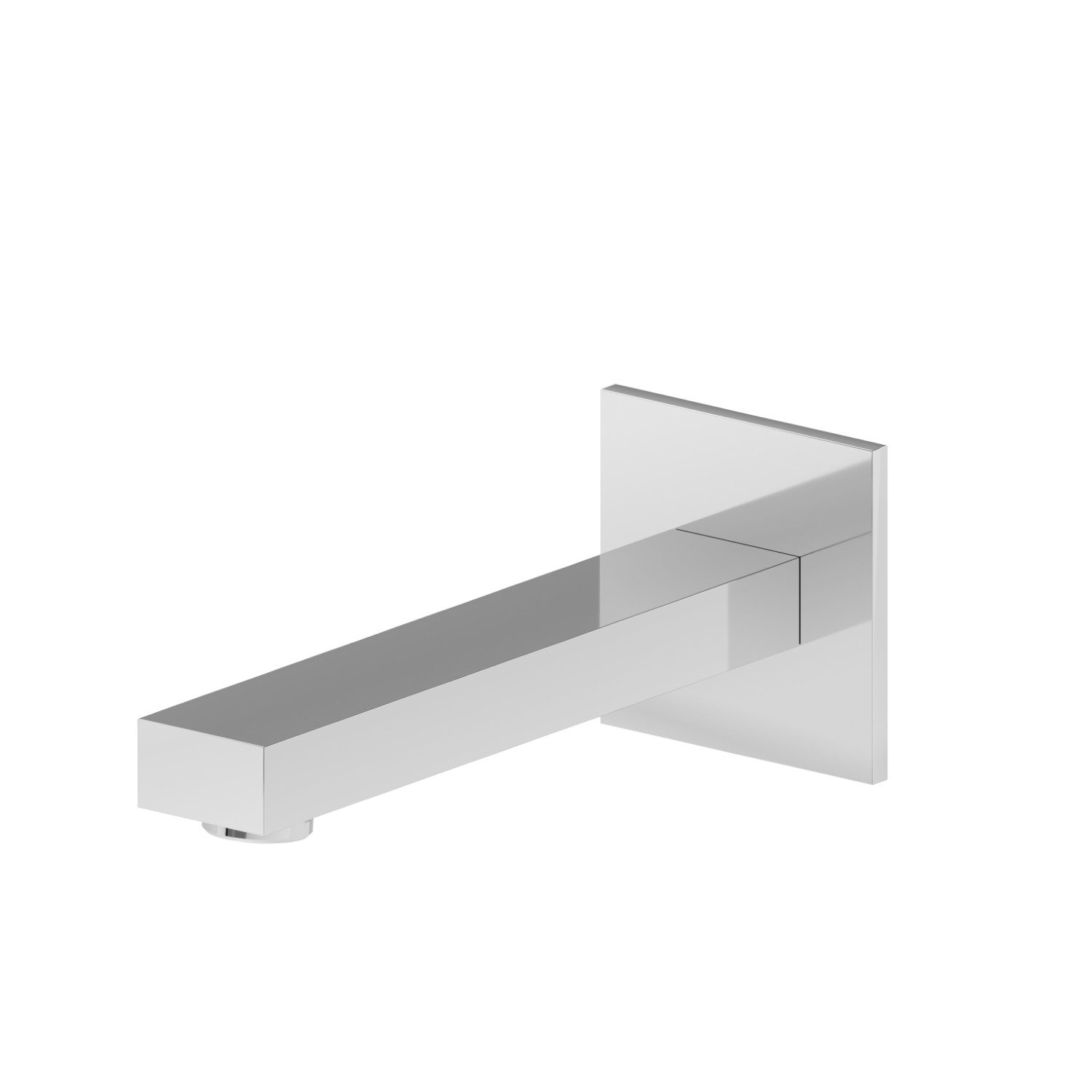 Wall spout for basin group with 1/2” connection - finish Chrome