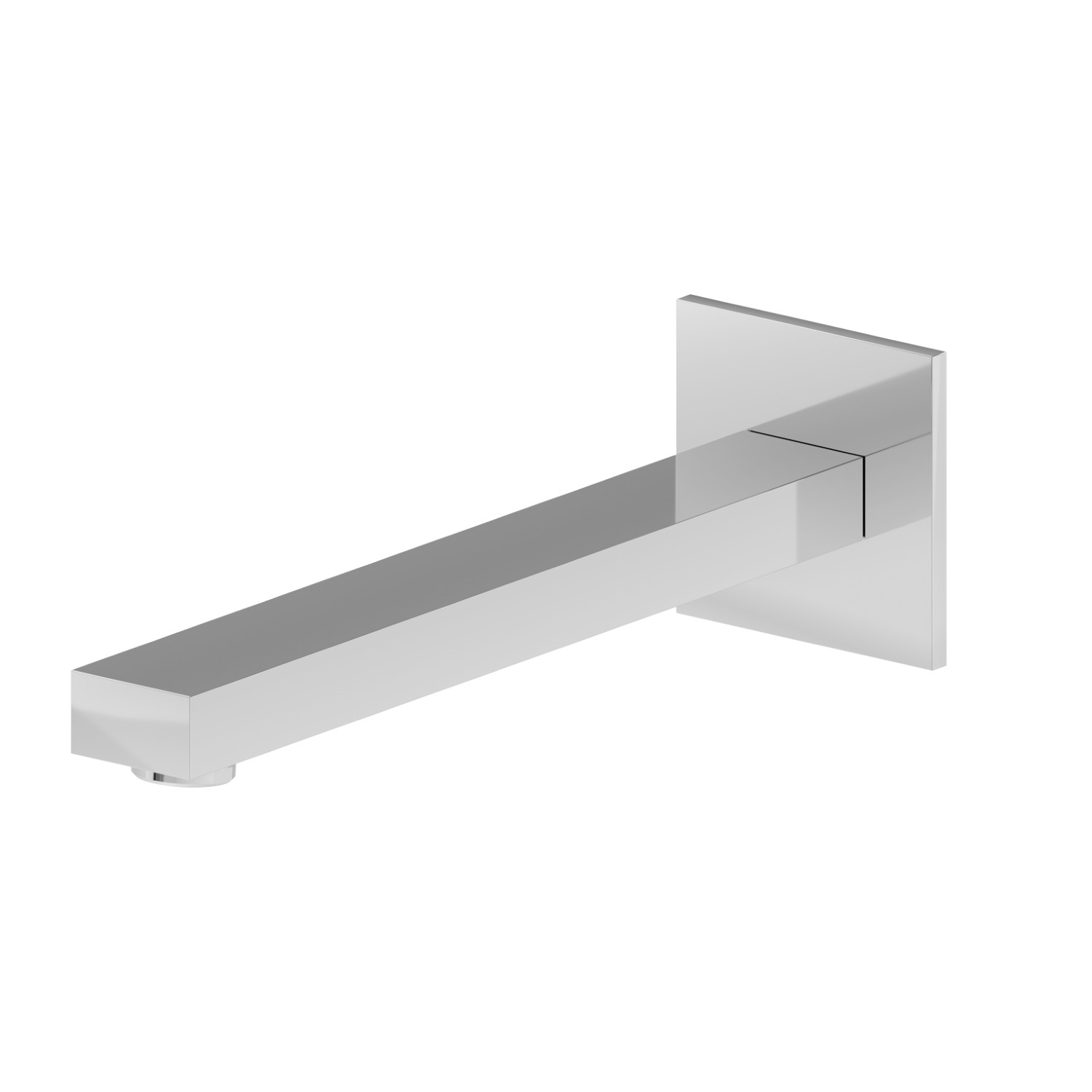 Wall spout for basin group with 1/2” connection - finish Chrome