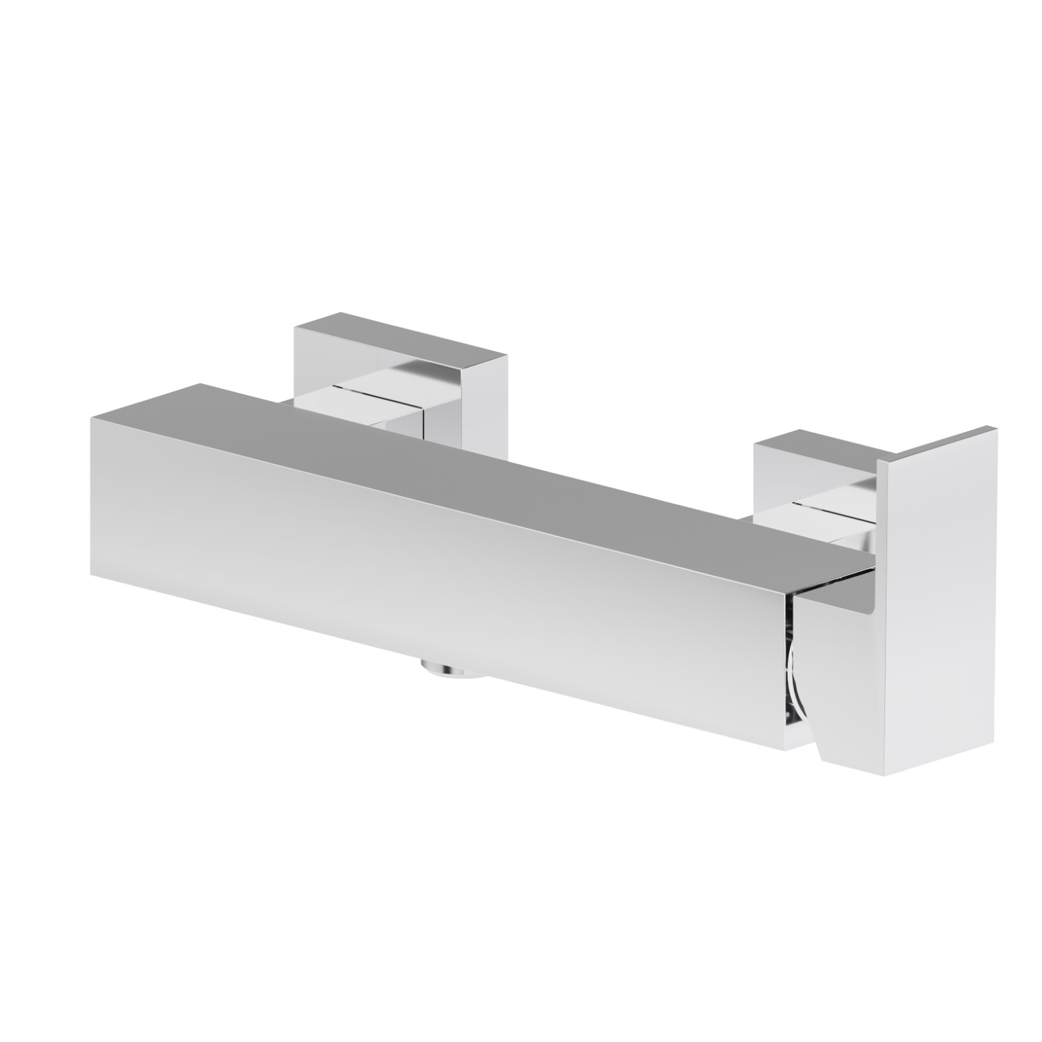 Single lever exposed shower mixer - finish Chrome