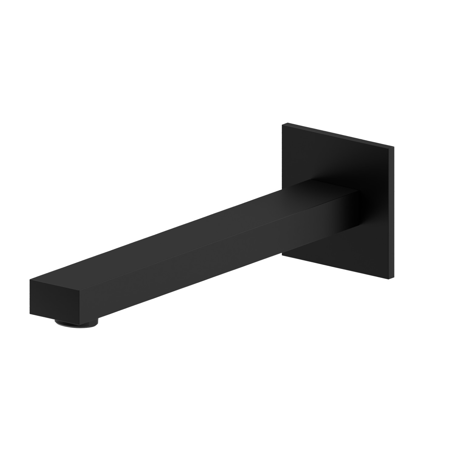 Wall spout for bath group with 1/2” connection - finish Matt Black
