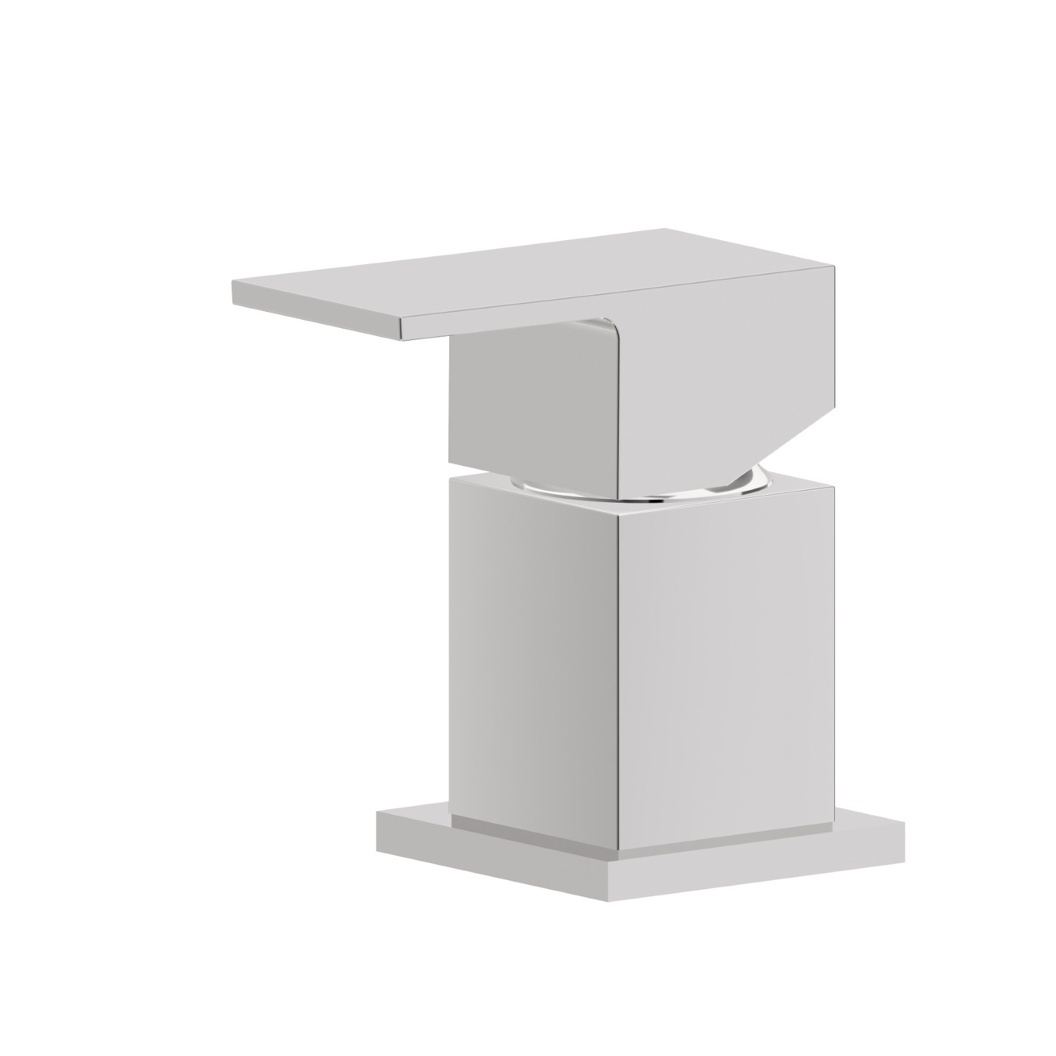 Deck-mounted mixer - finish Chrome