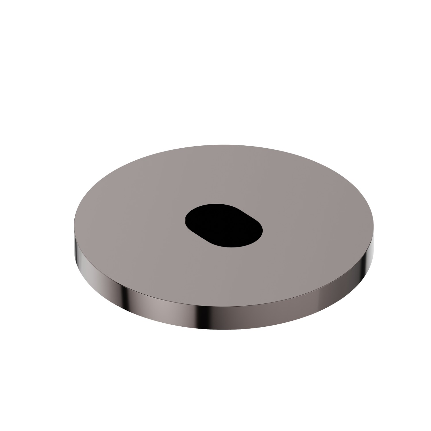 Electronic remote control for above counter, matching freestanding, wall or ceiling mounted
device - finish PVD Gun Metal