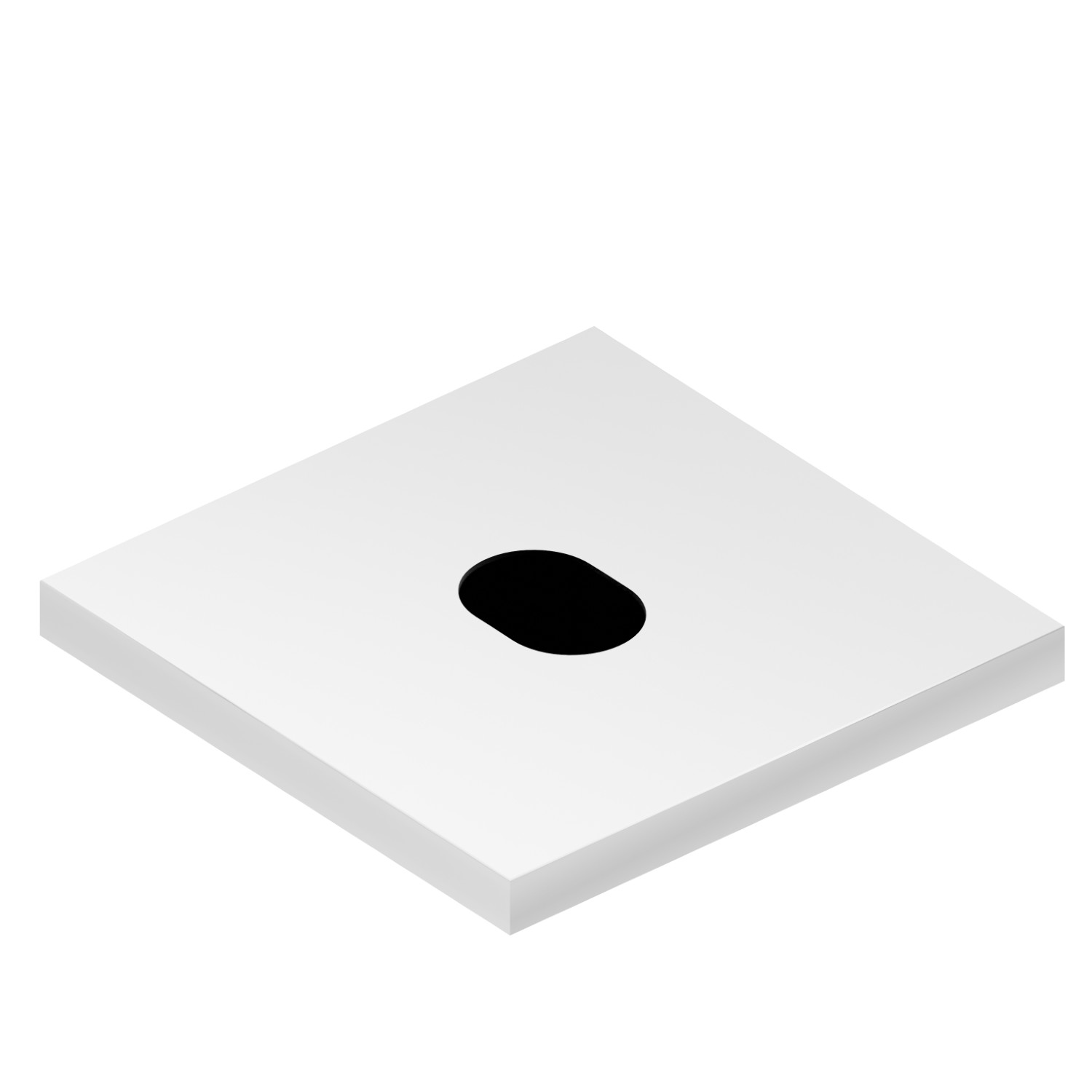 Electronic remote control for above counter, matching freestanding, wall or ceiling mounted
device - finish Chrome