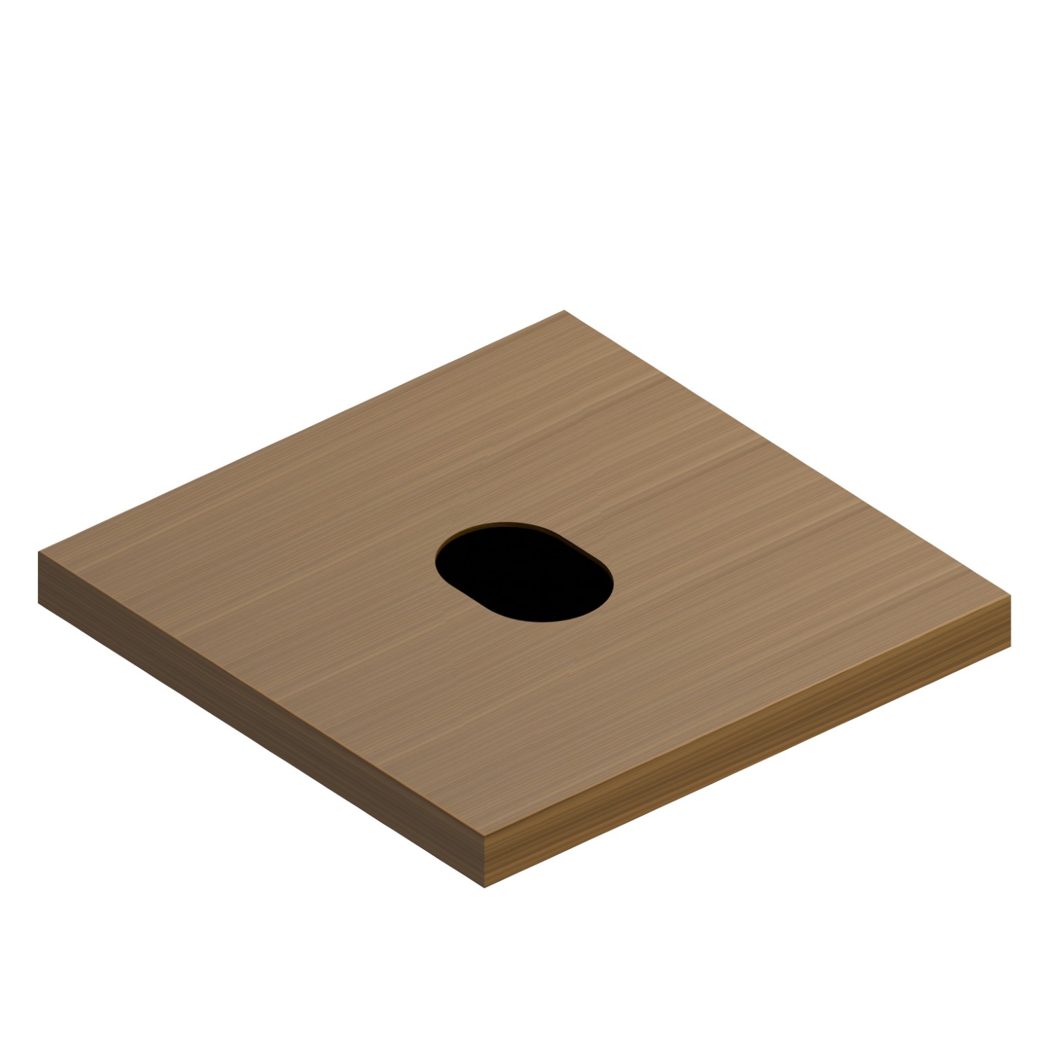 Elektronische Fernbedienung zur Montage auf einer Aufsatzplatte, kombinierbar mit einem Aufsatz-, wandmontiertem- oder Deckengerät - oberfläche Groove Bronze