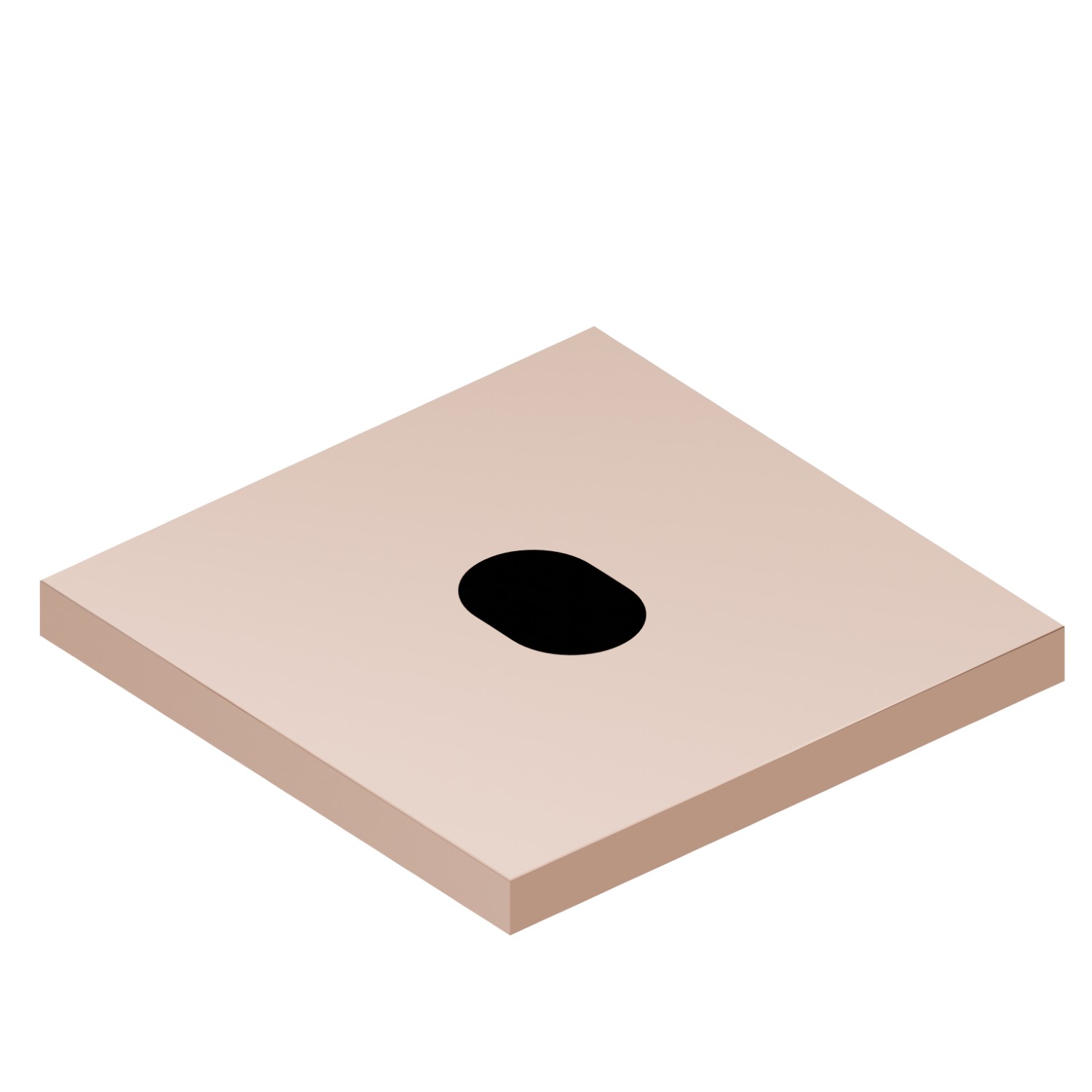 Electronic remote control for above counter, matching freestanding, wall or ceiling mounted
device - finish PVD Copper Bronze