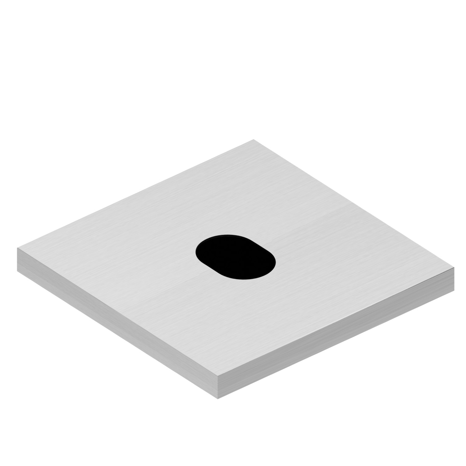 Electronic remote control for above counter, matching freestanding, wall or ceiling mounted
device - finish PVD Brushed steel