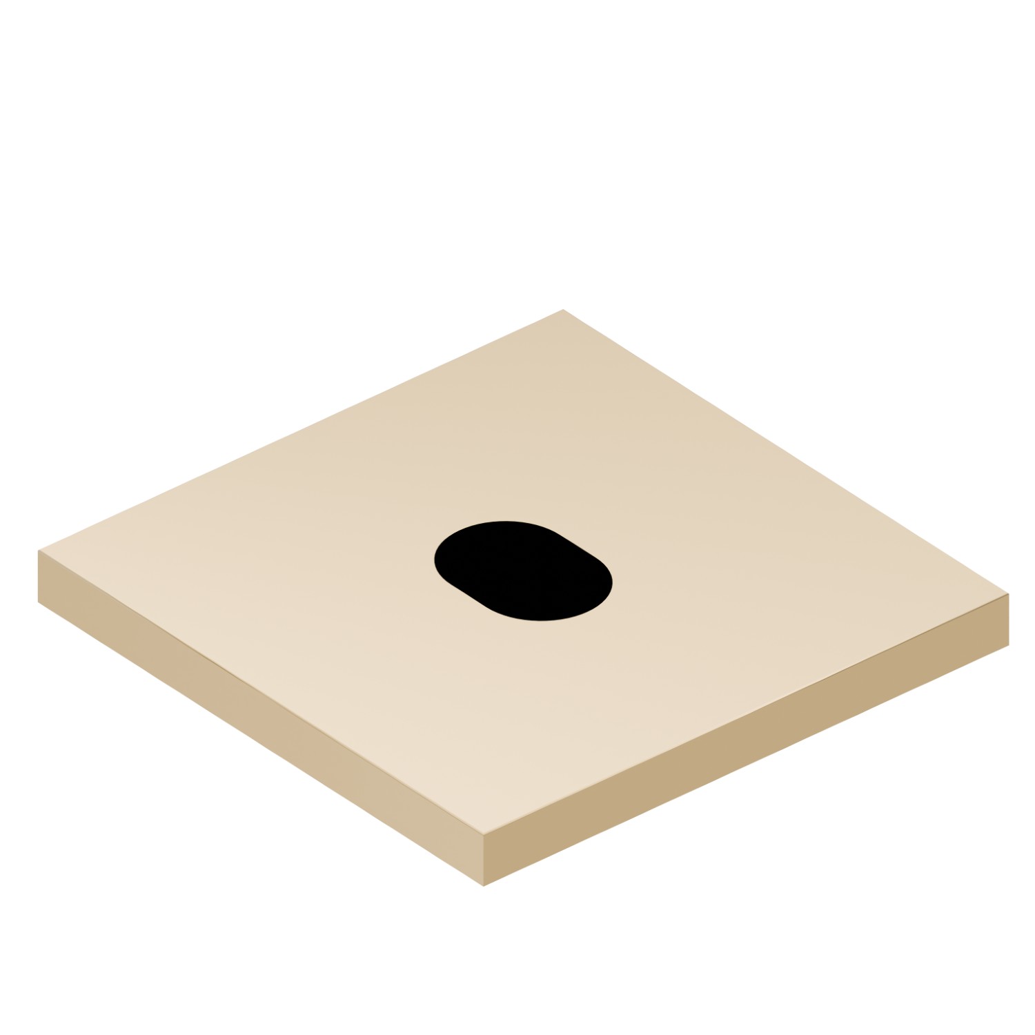 Electronic remote control for above counter, matching freestanding, wall or ceiling mounted
device - finish PVD Glossy Gold