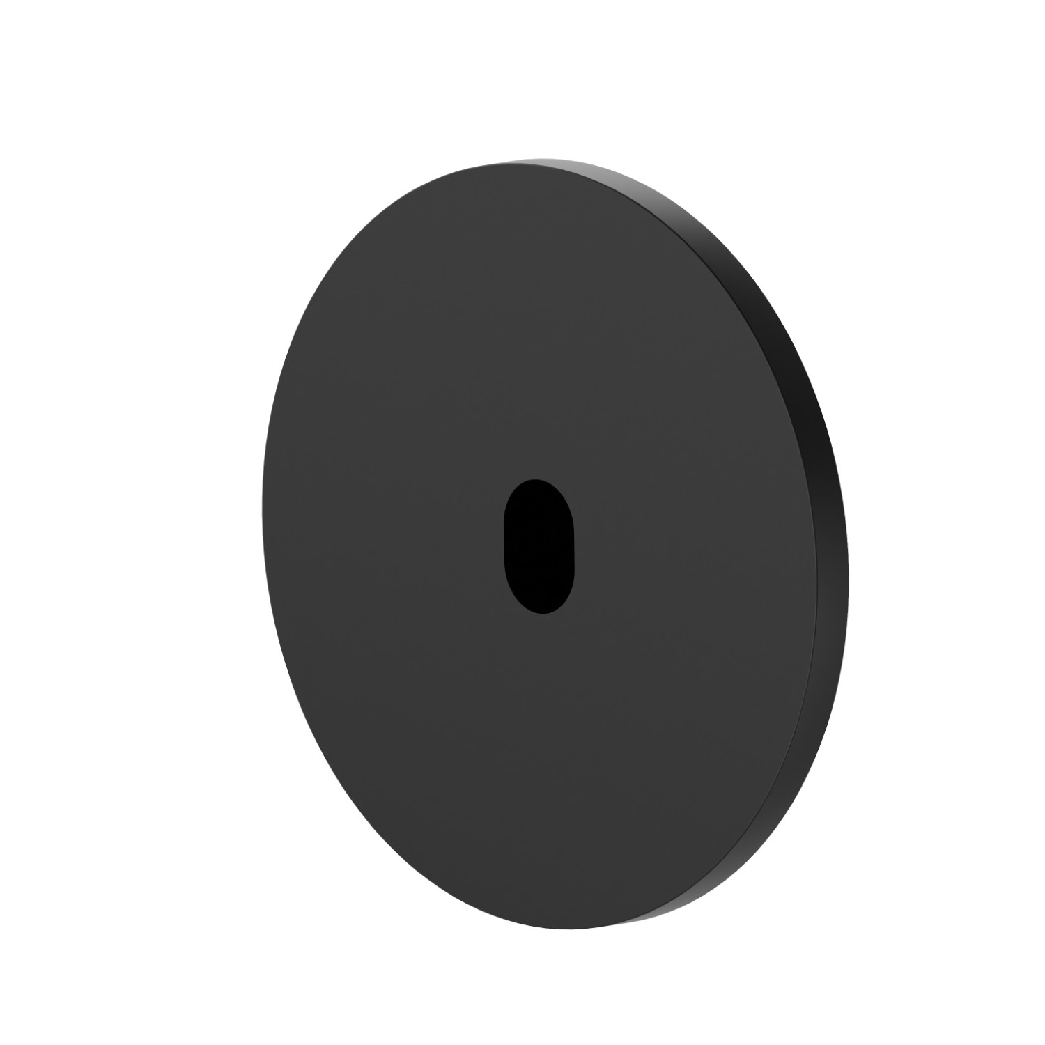 Wall-mounted electronic remote control, matching freestanding, wall or ceiling mounted
device - finish Matt Black
