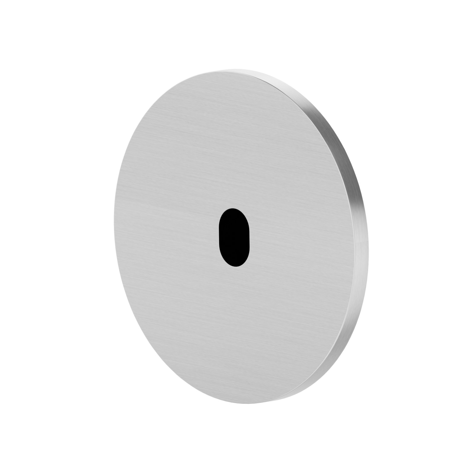 Wall-mounted electronic remote control, matching freestanding, wall or ceiling mounted
device - finish PVD Brushed steel