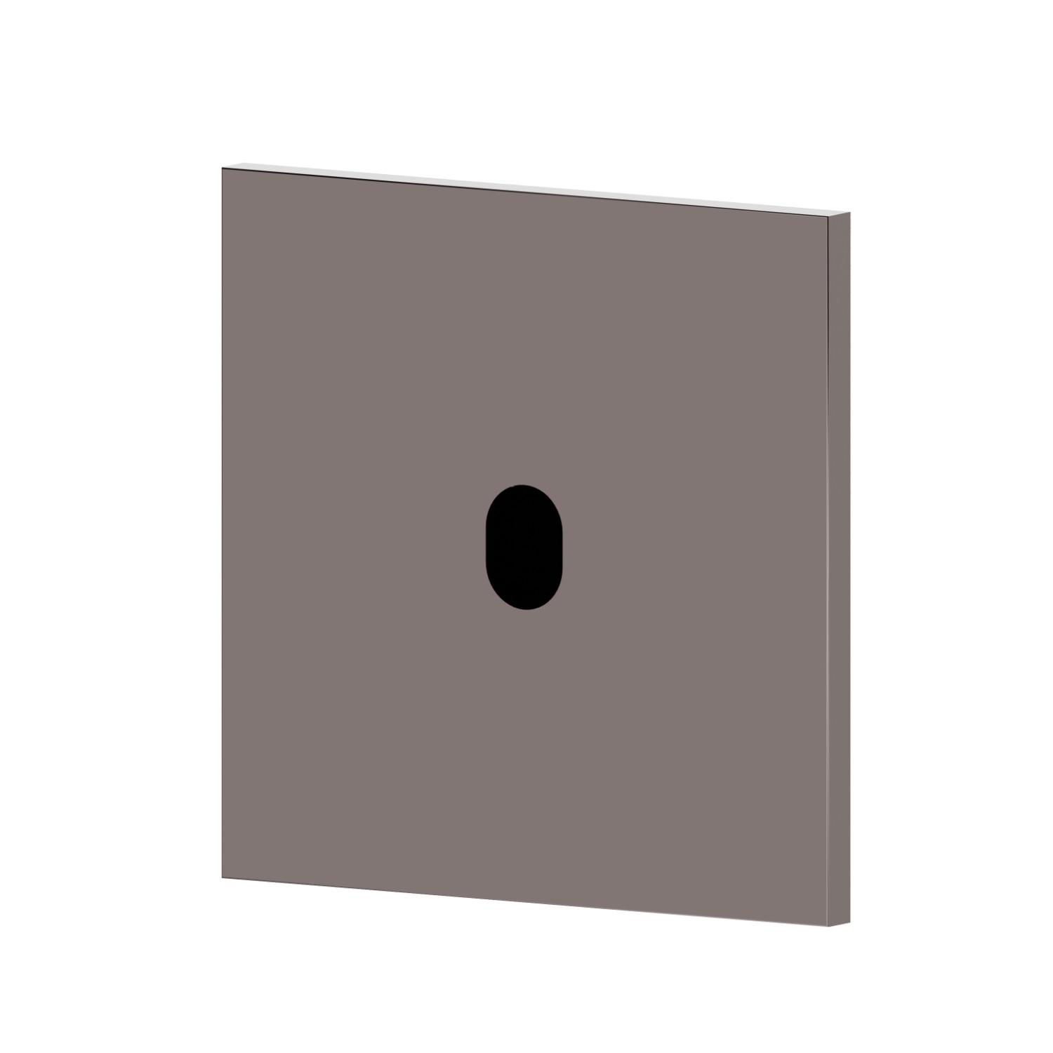 Wall-mounted electronic remote control, matching freestanding, wall or ceiling mounted
device - finish PVD Gun Metal