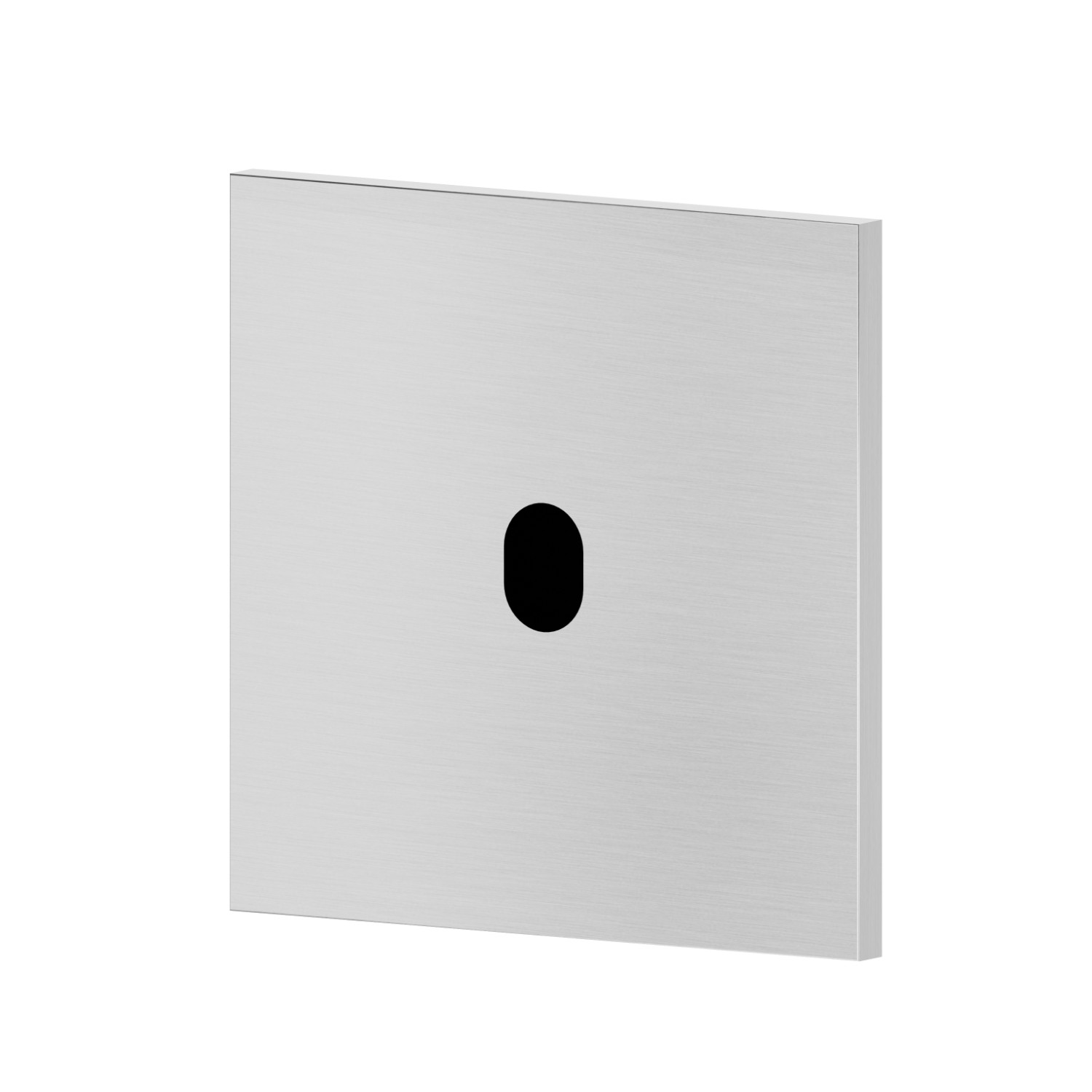 Wall-mounted electronic remote control, matching freestanding, wall or ceiling mounted
device - finish PVD Brushed steel
