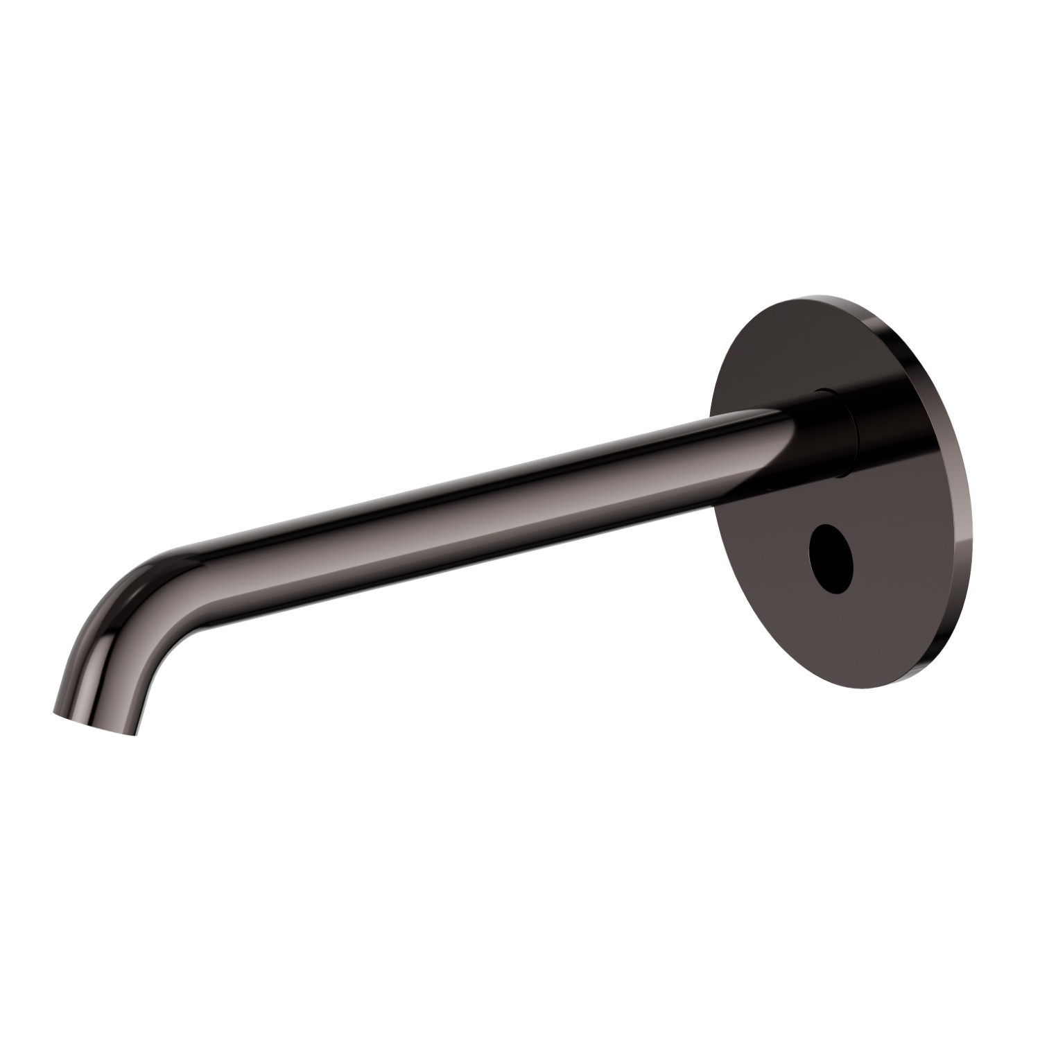 Wall mounted basin spout. With stop valves to regulate flow and temperature - finish PVD Gun Metal