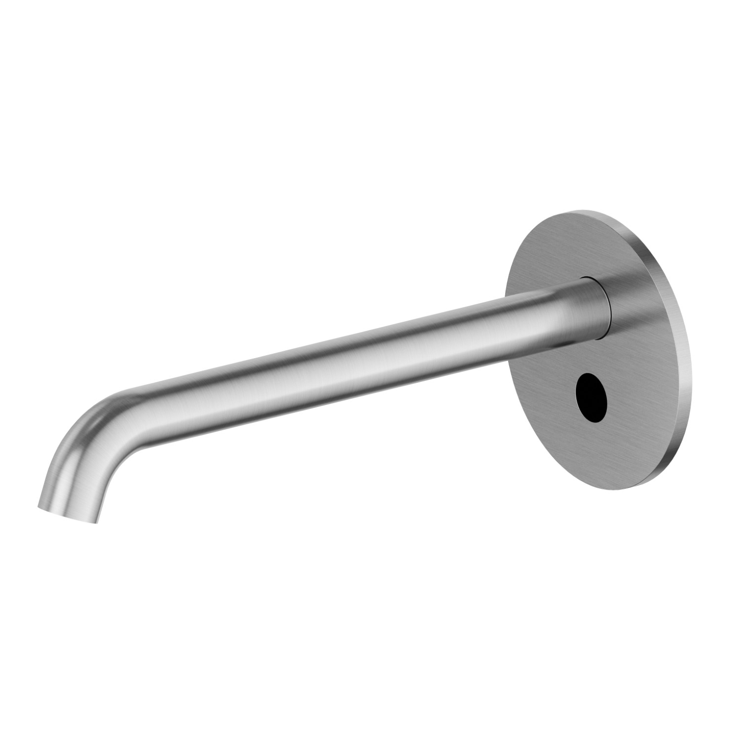 Commande électronique murale, compatible avec un dispositif à poser, mural ou au
plafond - finition PVD Brushed steel