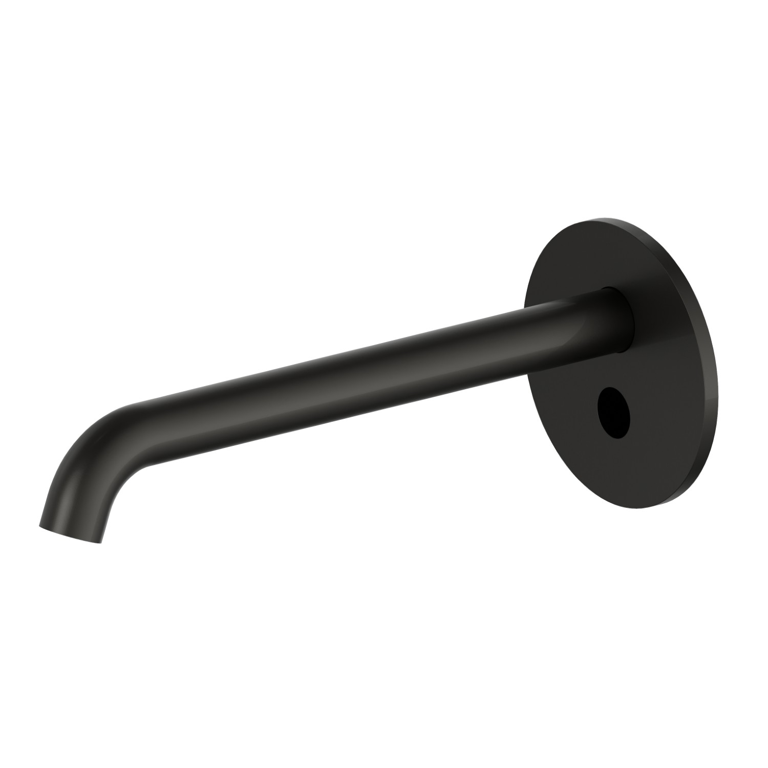 Wall mounted basin spout. With stop valves to regulate flow and temperature - finish Carbon Satin