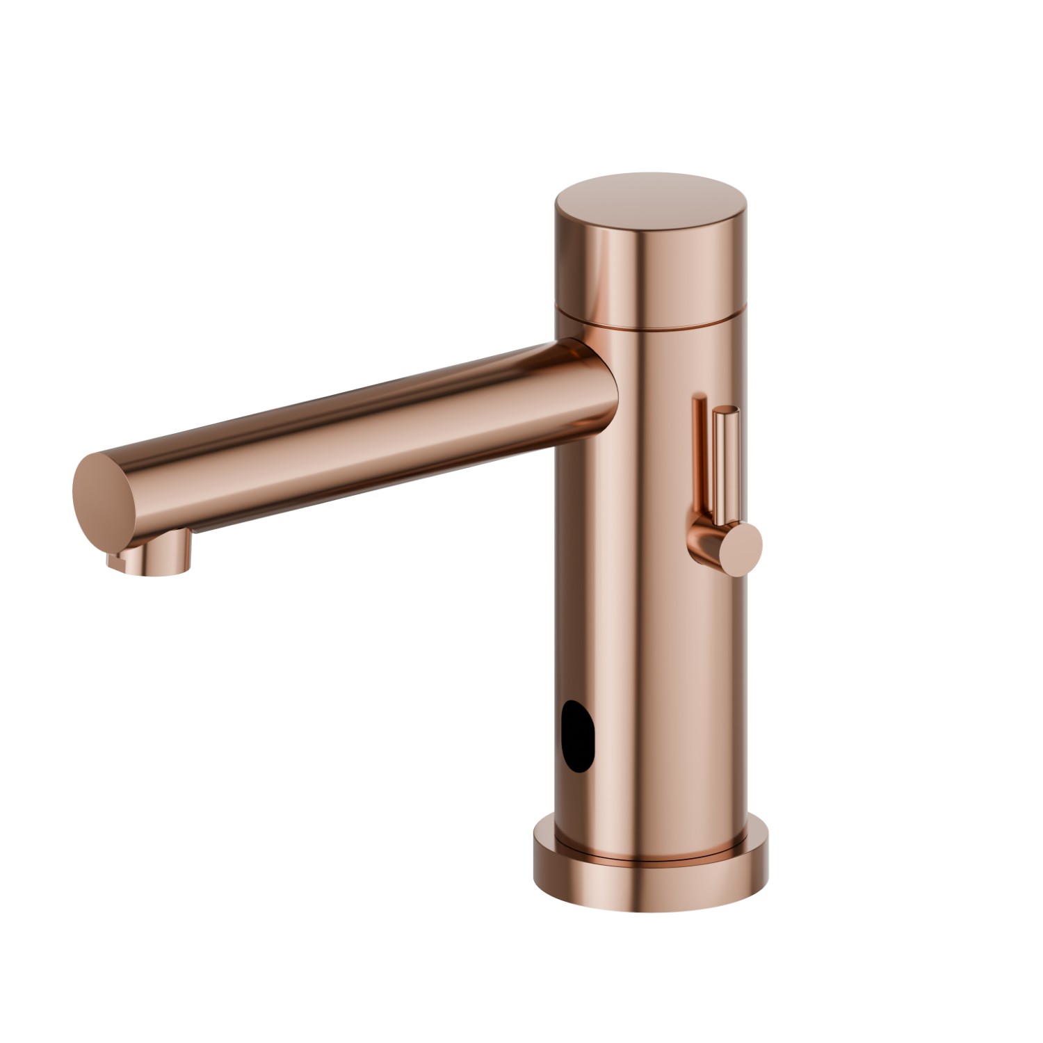 Mischer-Auslaufarmatur für Waschbecken manuell regulierbar durch mitgelieferte Absperrhähne - oberfläche PVD Copper Bronze