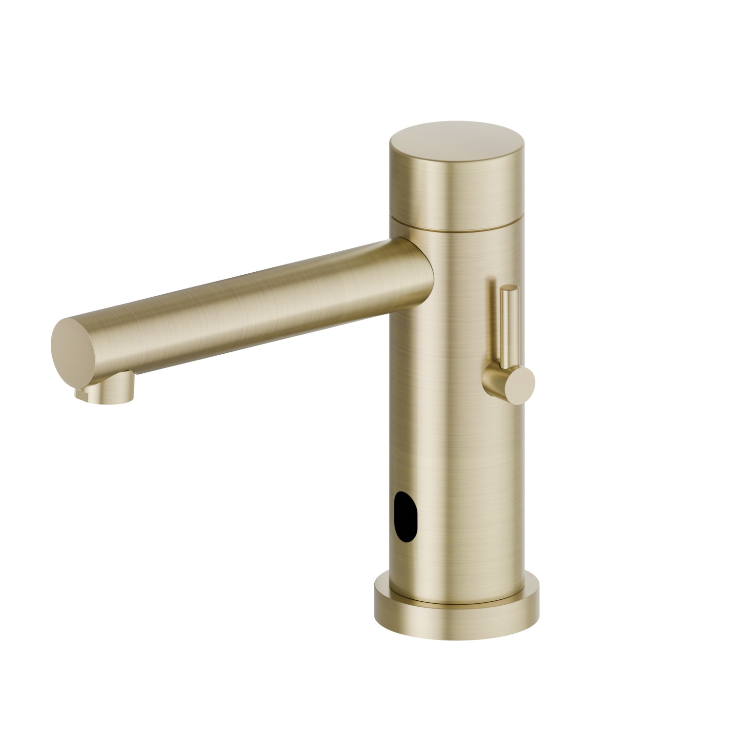 Washbasin tap with manually-adjustable mixing device by stop valves included - finish PVD Brushed Pale Gold