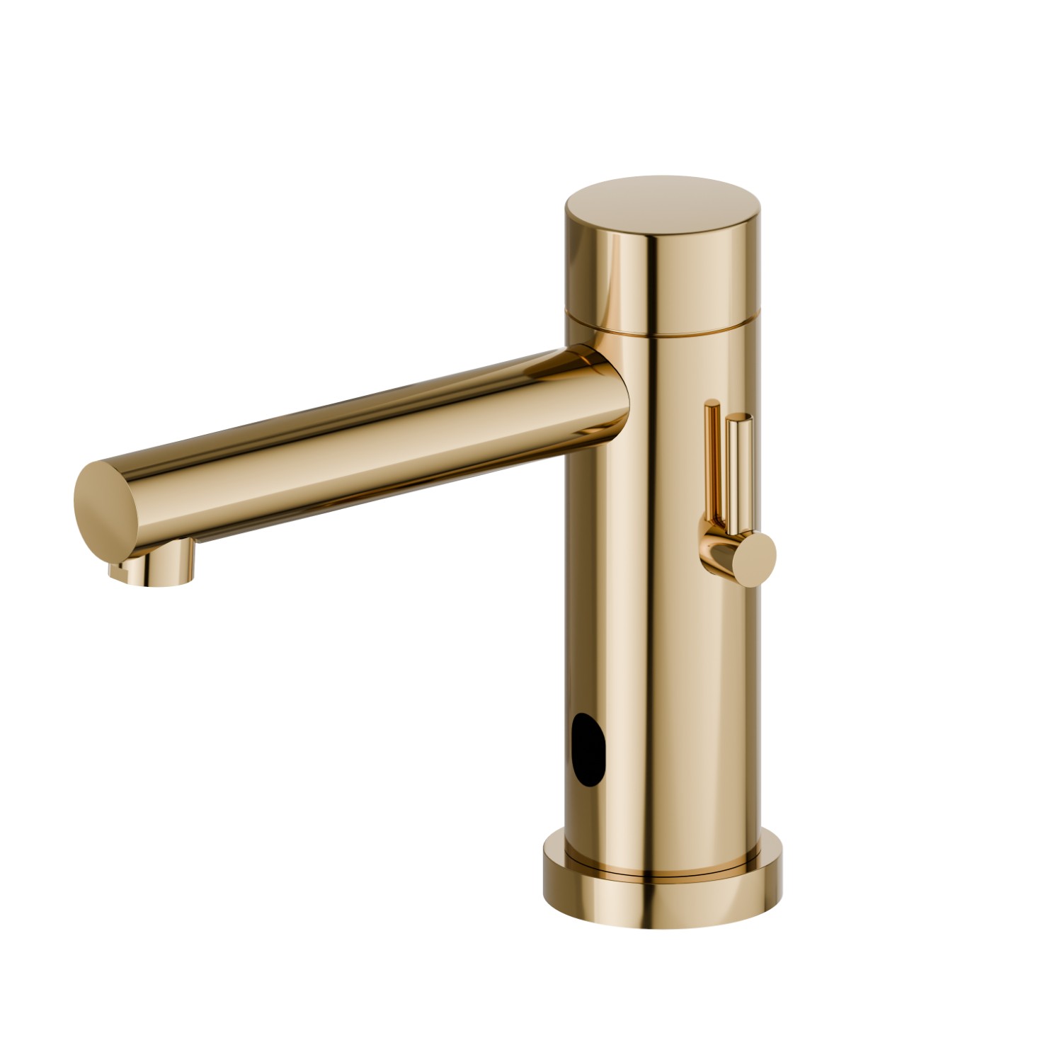 Mischer-Auslaufarmatur für Waschbecken manuell regulierbar durch mitgelieferte Absperrhähne - oberfläche PVD Glossy Gold