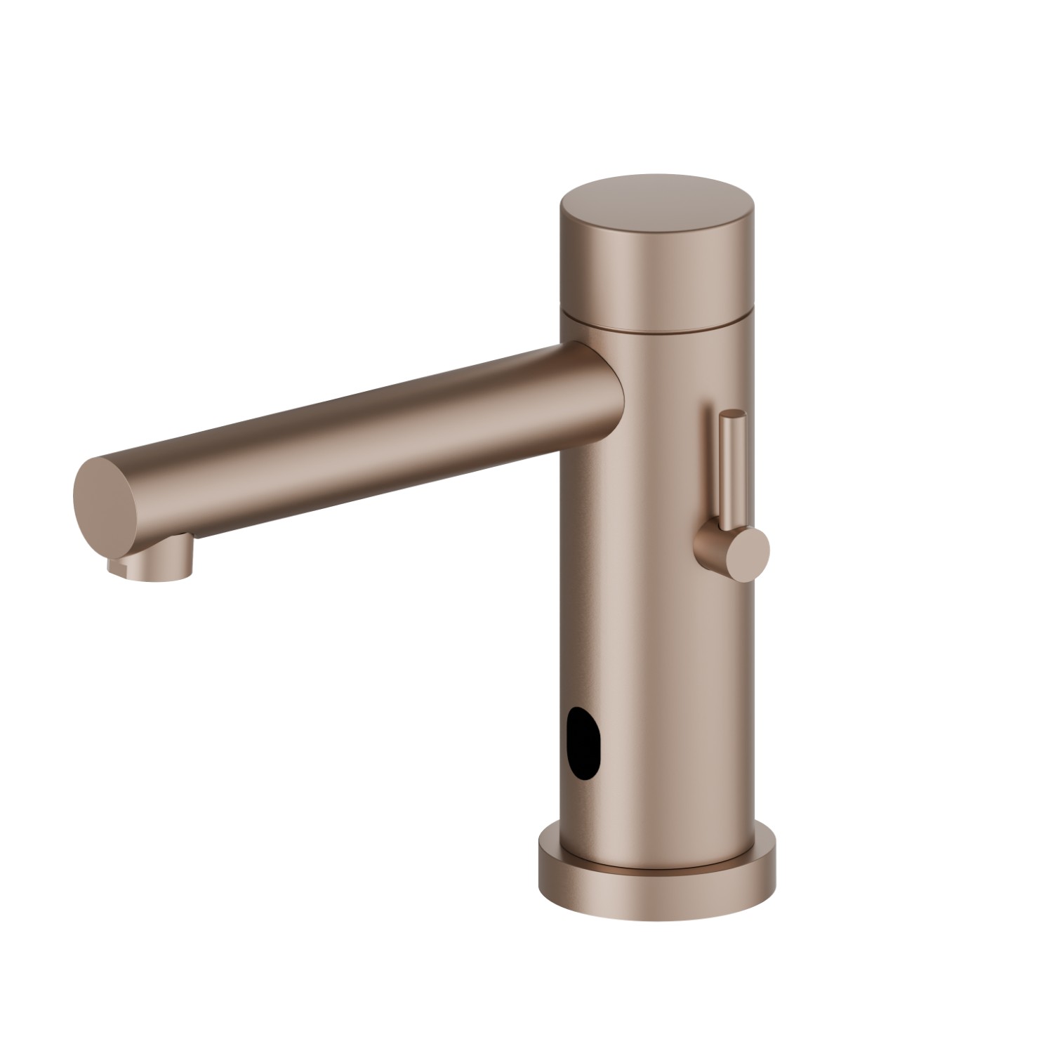 Washbasin tap with manually-adjustable mixing device by stop valves included - finish Copper Satin