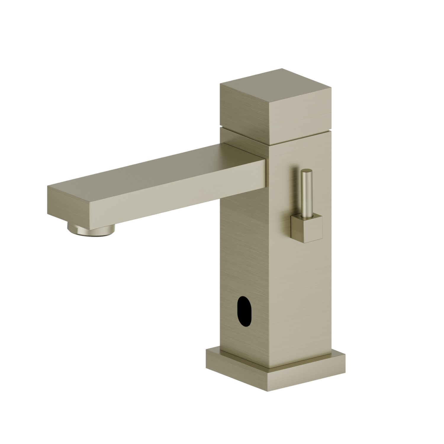 Washbasin tap with manually-adjustable mixing device by stop valves included - finish PVD Brushed Pale Gold
