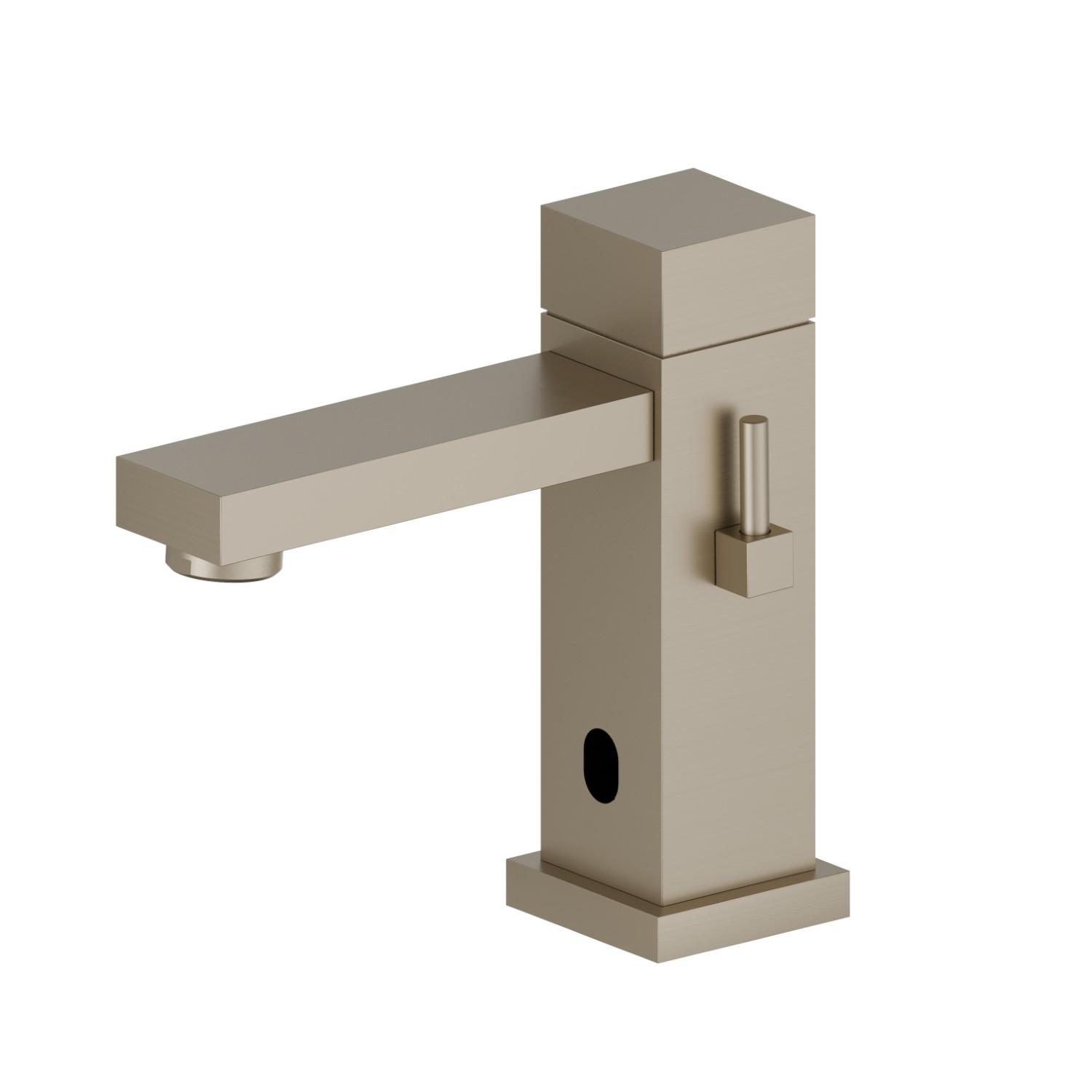 Washbasin tap with manually-adjustable mixing device by stop valves included - finish Gold Satin