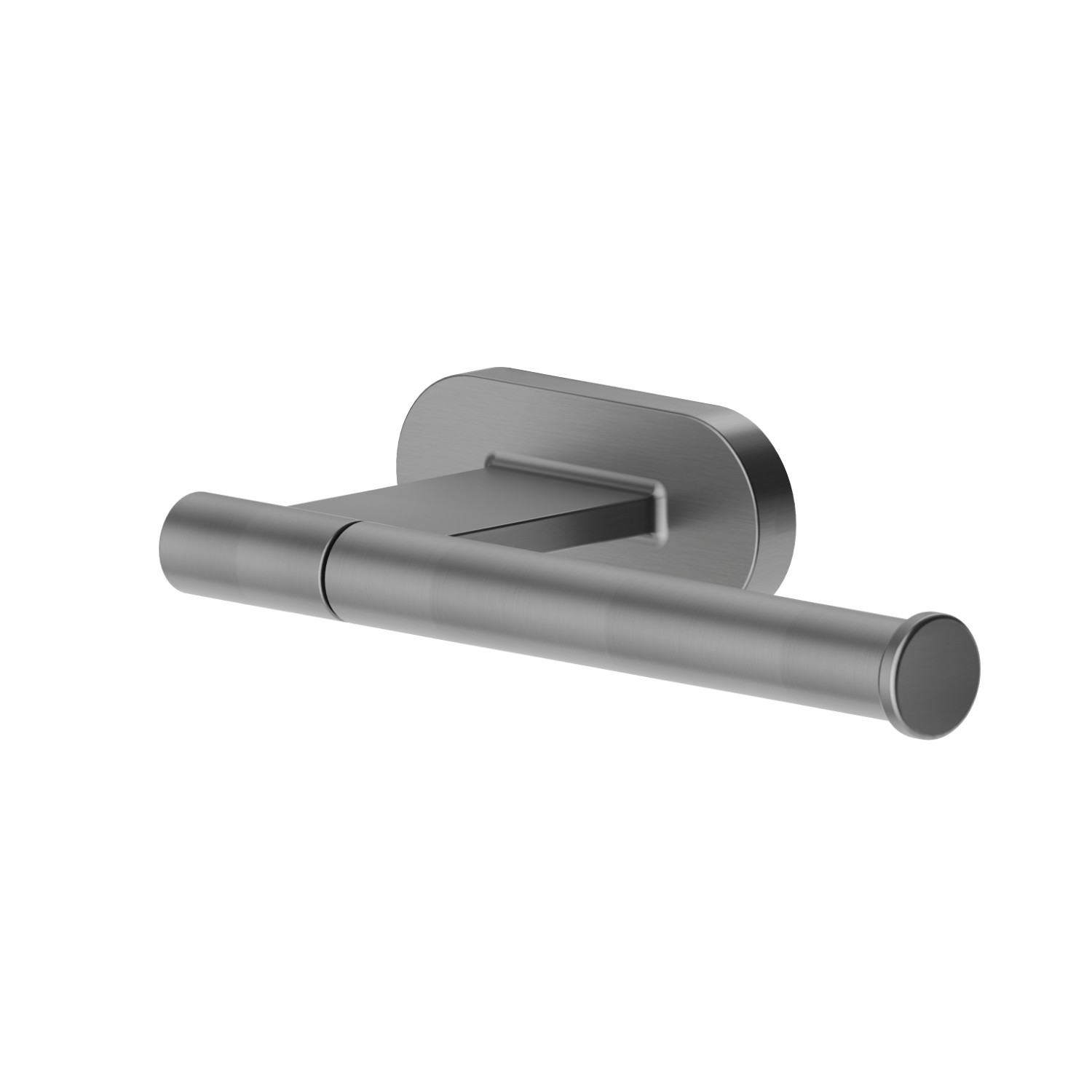 Right-side wall-mounted paper holder - finish PVD Brushed Gun Metal