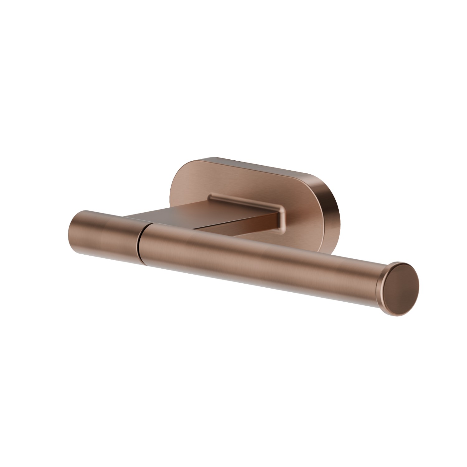 Right-side wall-mounted paper holder - finish PVD Brushed Copper Bronze