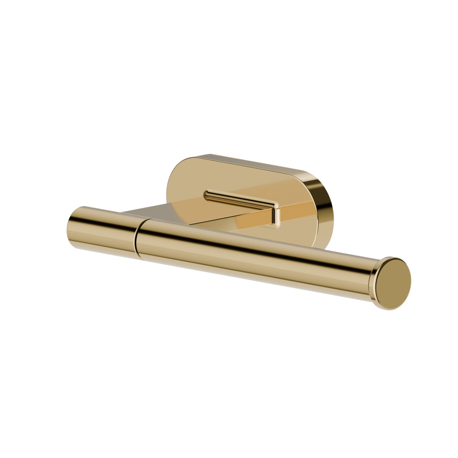 Right-side wall-mounted paper holder - finish PVD Glossy Gold