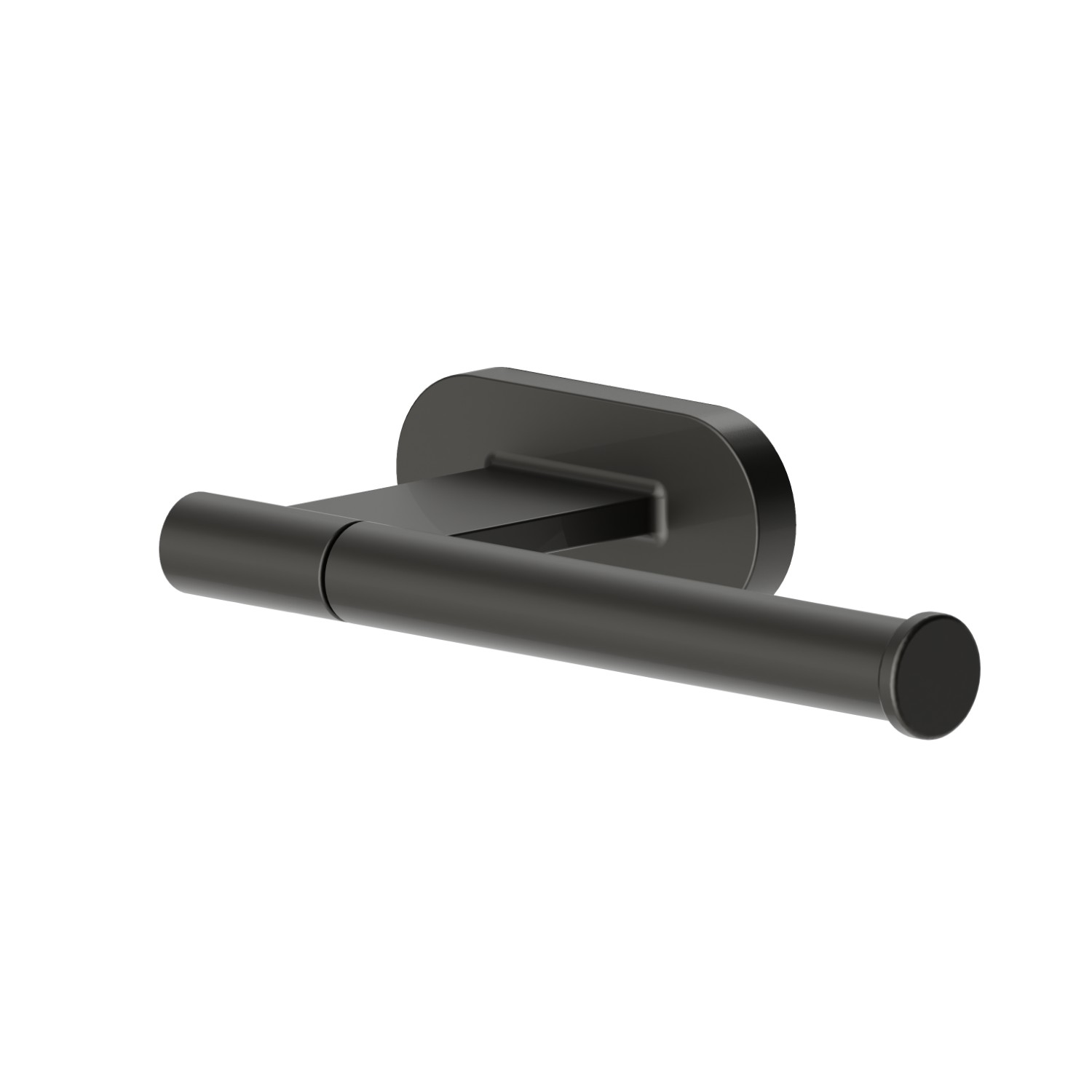 Porta rotolo a muro versione destra - finitura Carbon Satin