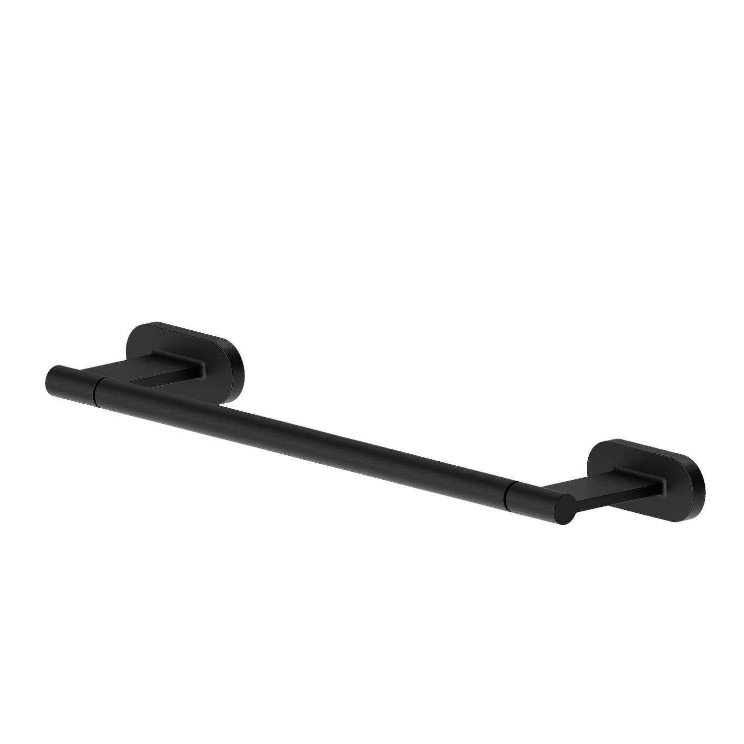 Short towel rail, 30 cm - finish Matt Black