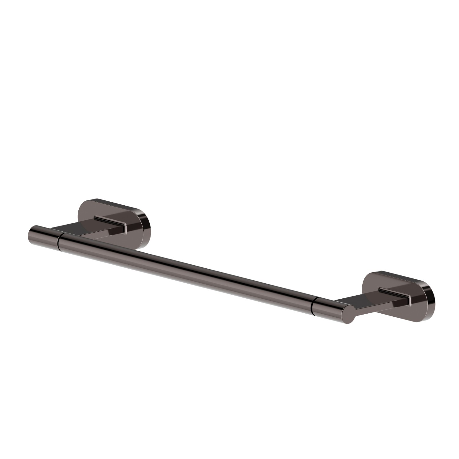 Short towel rail, 30 cm - finish PVD Gun Metal