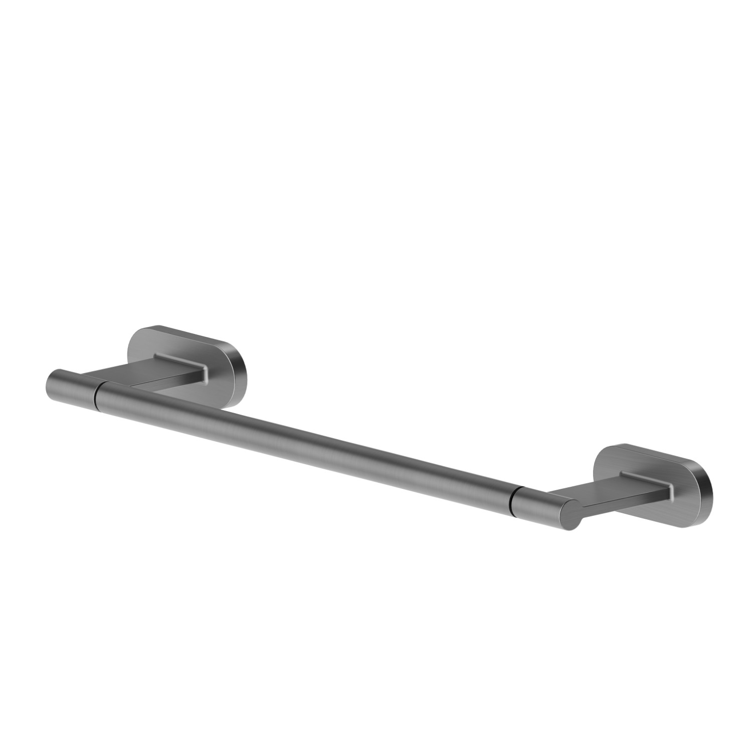 Short towel rail, 30 cm - finish PVD Brushed Gun Metal