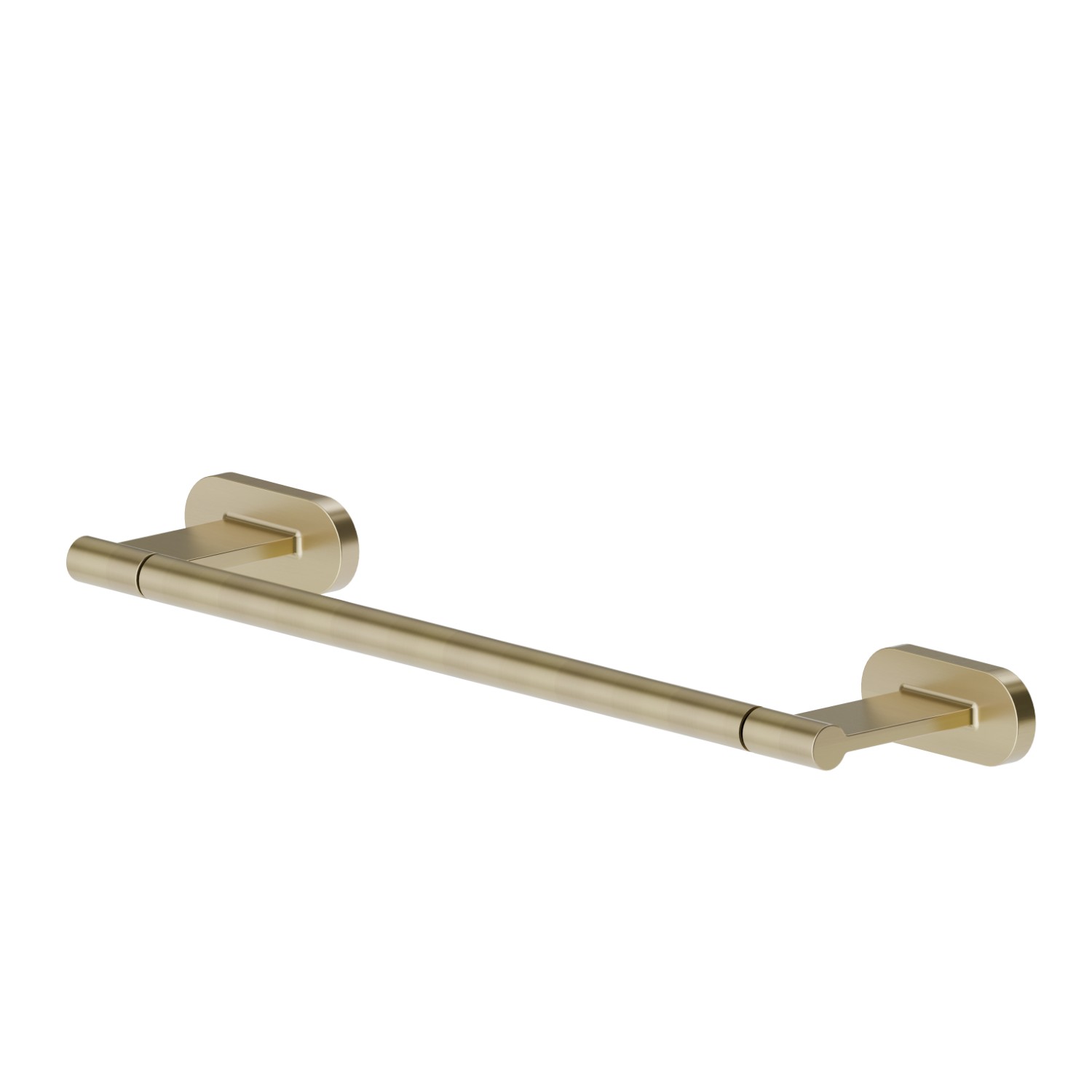Porta salvietta corto, 30 cm - finitura PVD Brushed Pale Gold