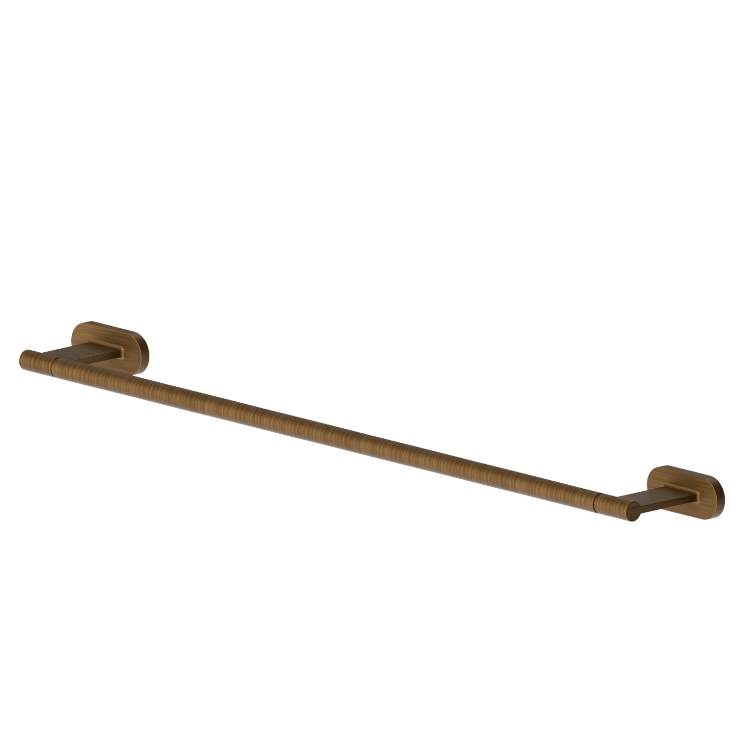 Long towel rail, 60 cm - finish Groove Bronze