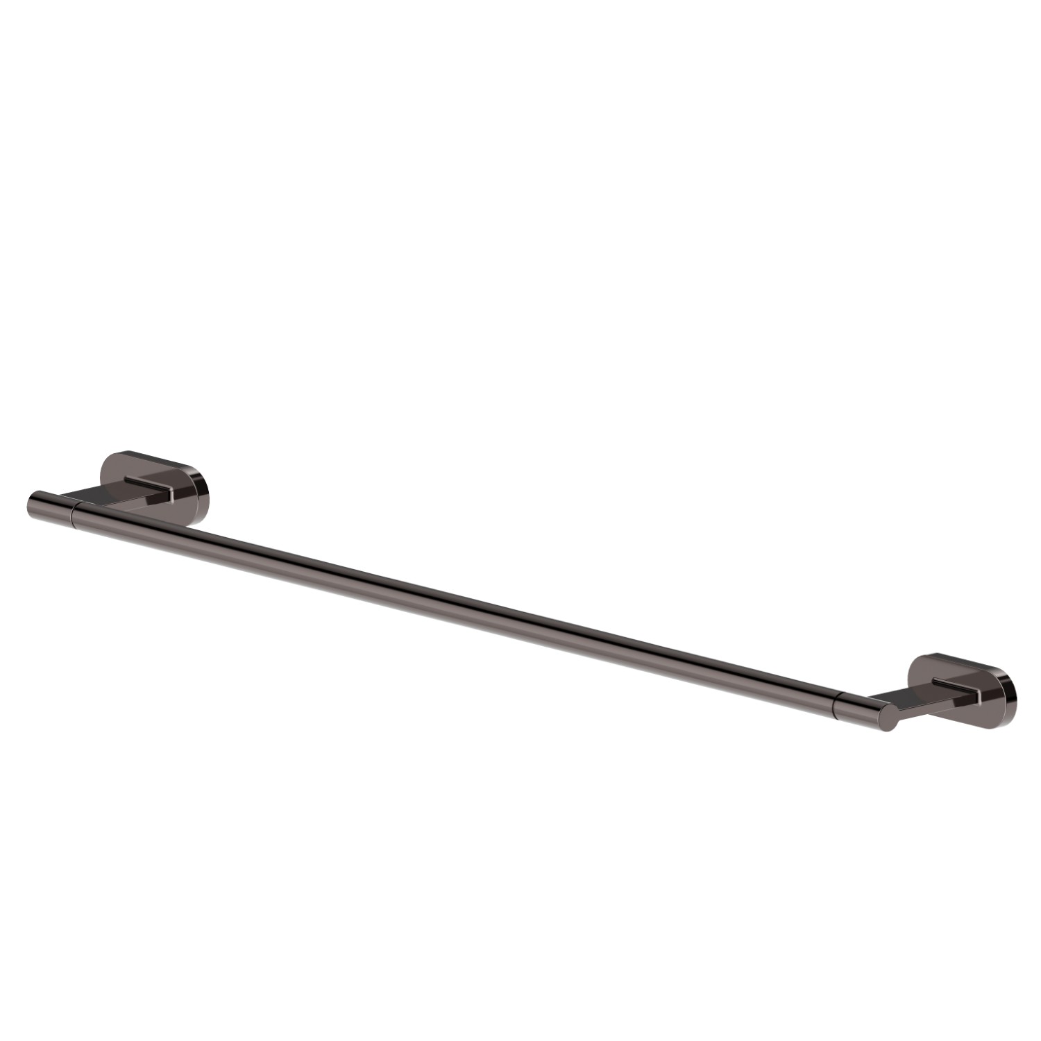 Porta salvietta lungo, 60 cm - finitura PVD Gun Metal