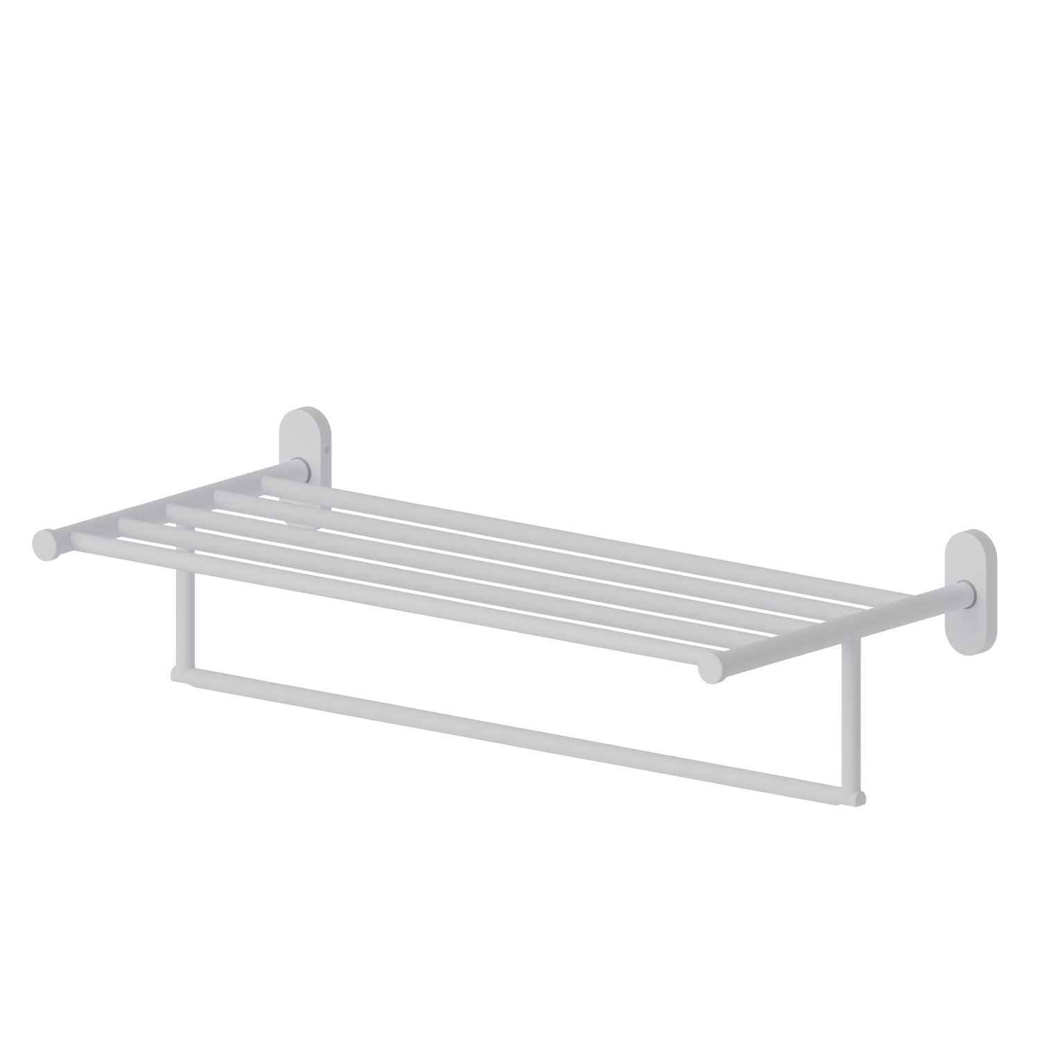 Towel holder shelf - finish Matt White