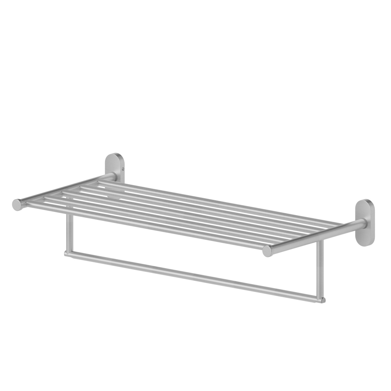 Towel holder shelf - finish PVD Brushed steel