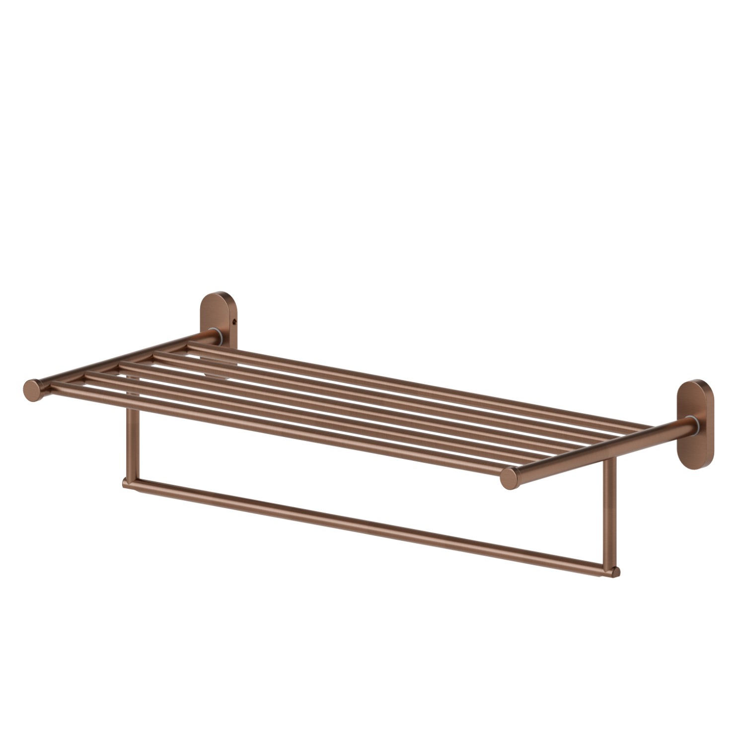 Towel holder shelf - finish PVD Brushed Copper Bronze
