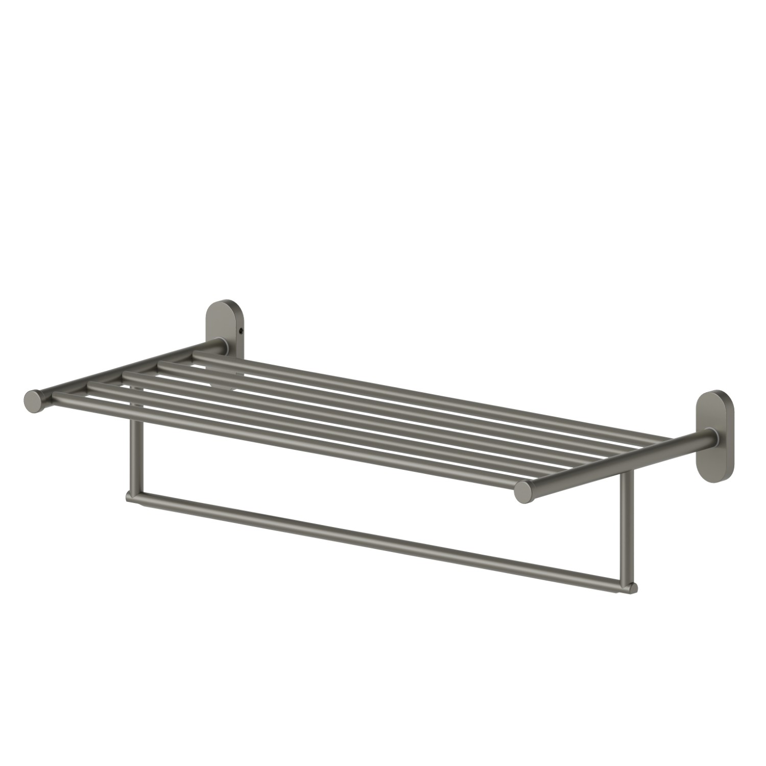 Towel holder shelf - finish Titanium Satin
