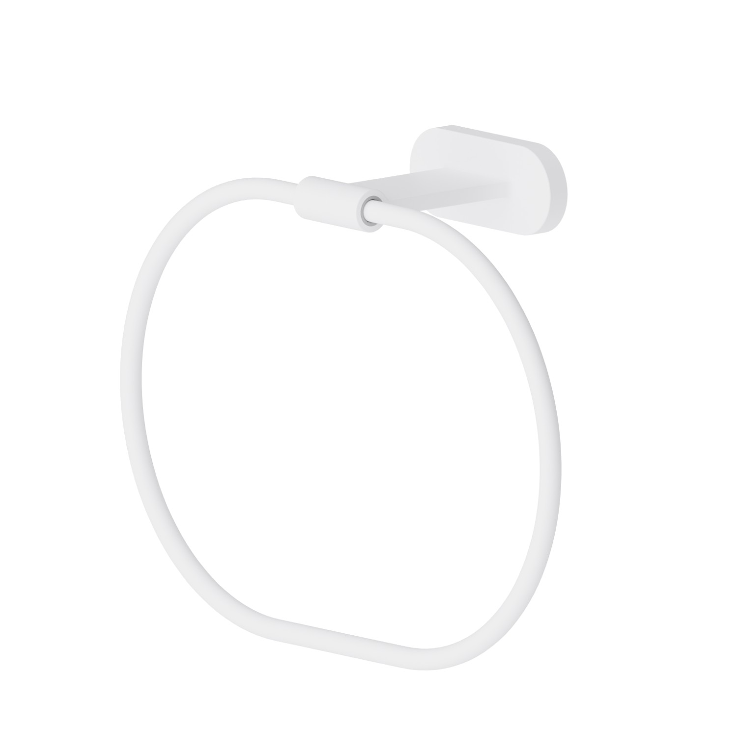 Towel ring - finish Matt White
