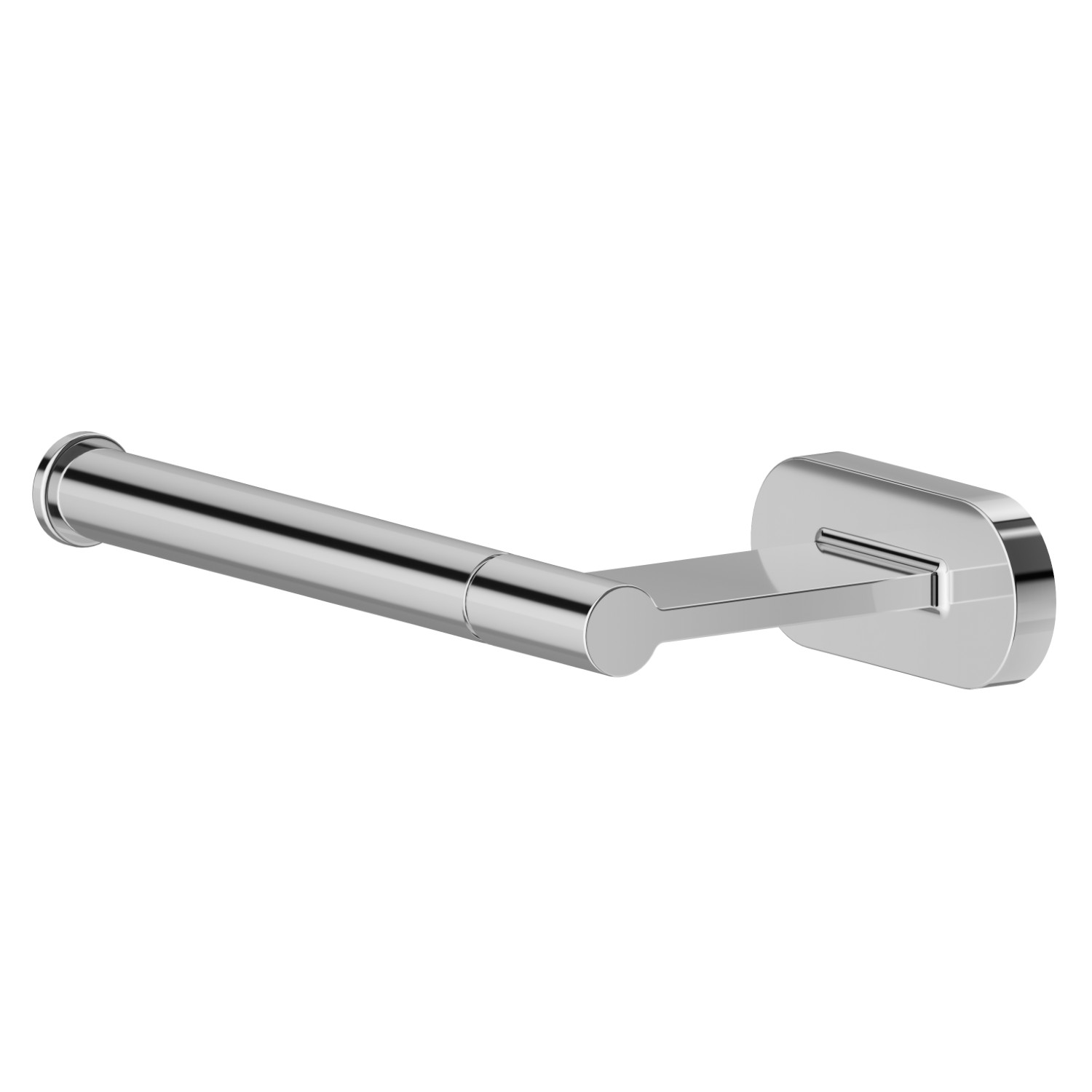 Left-side wall-mounted paper holder - finish Chrome